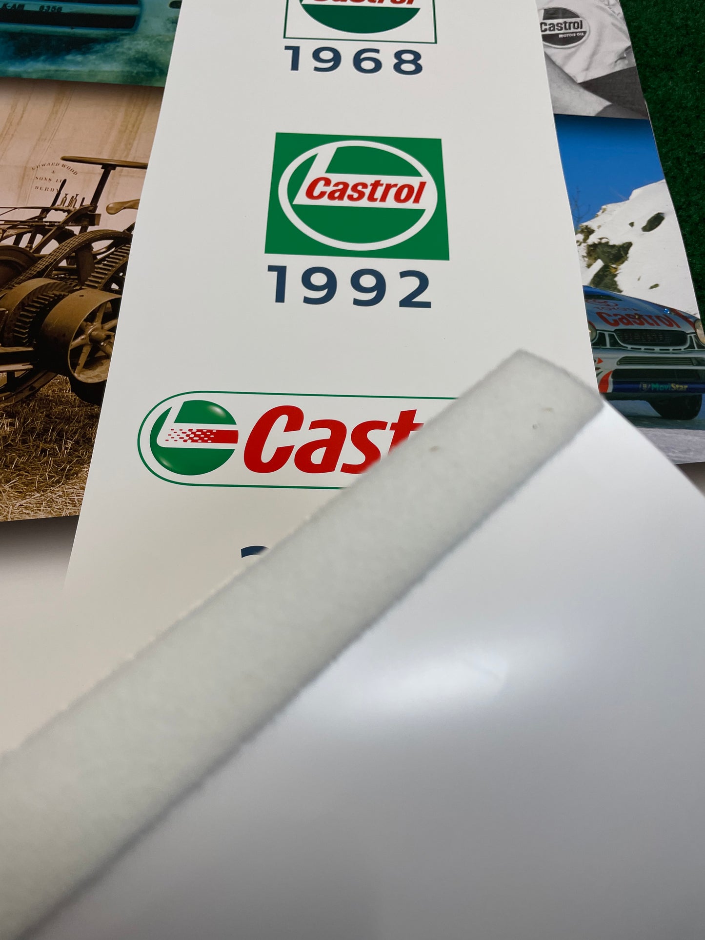 CASTROL Oil - 2023 100 year Company Logo History Timeline Trade Show Display Banner