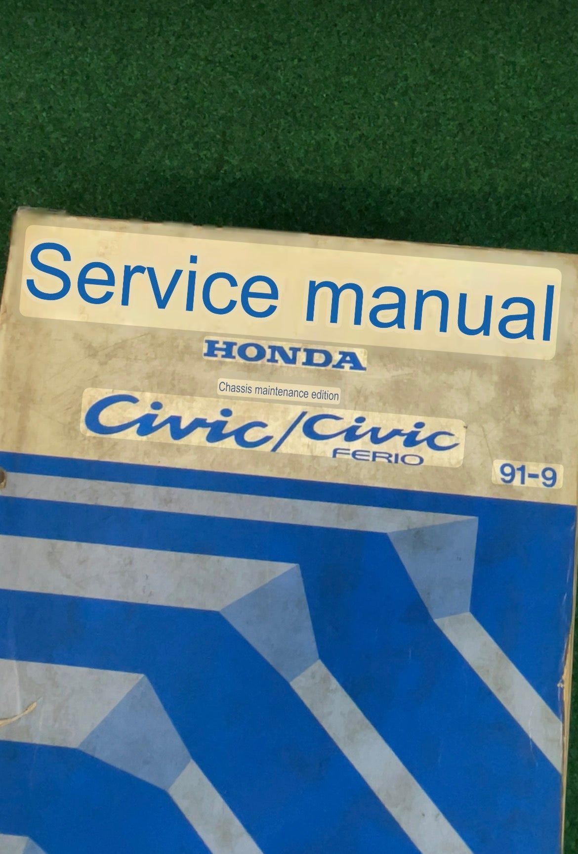 Honda Civic / Civic Ferio (9/1991) JDM Factory Service Manual Book