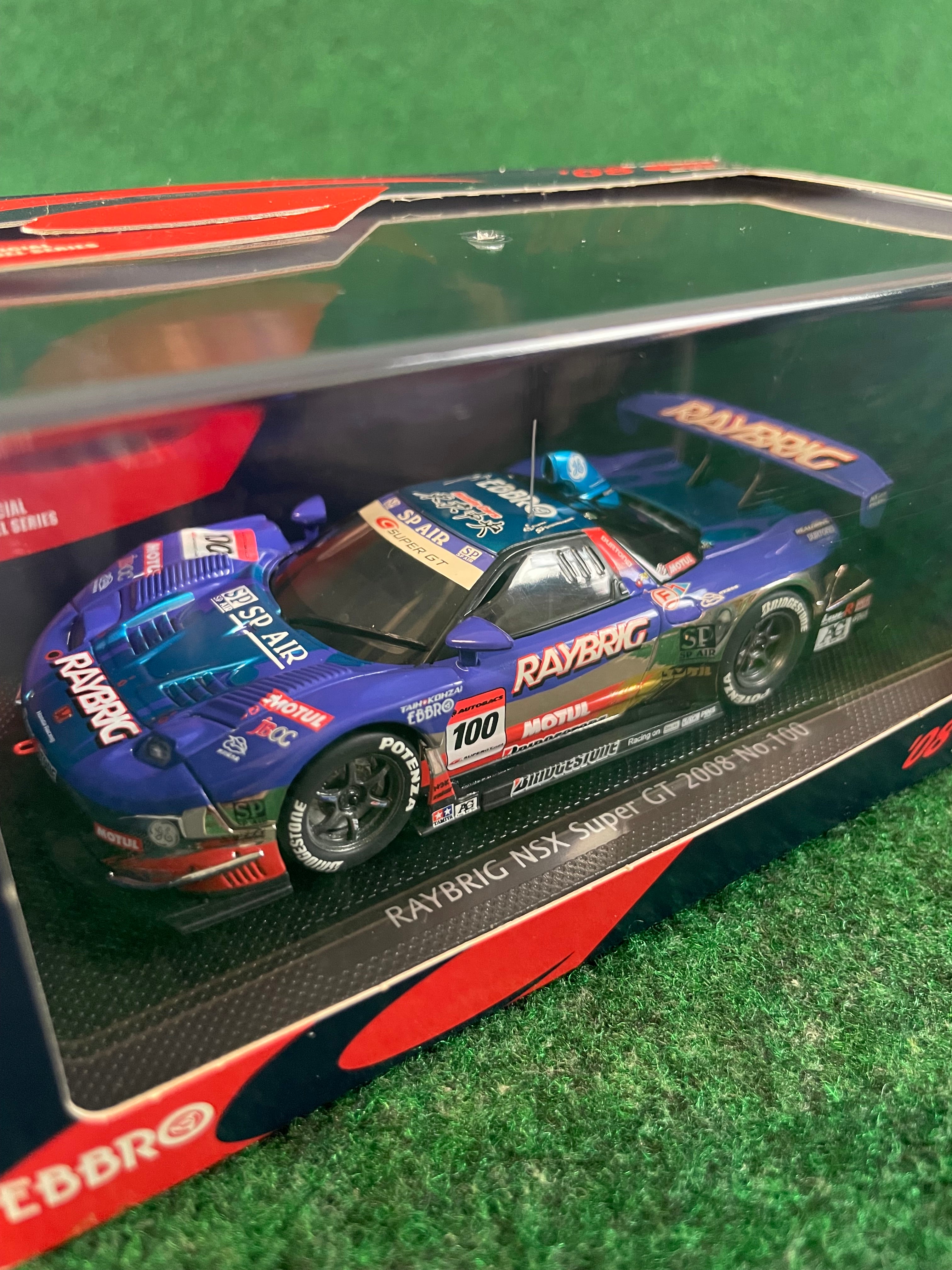 EBBRO - SuperGT 2008 Raybrig Honda NSX GT500 1/43 Scale Diecast