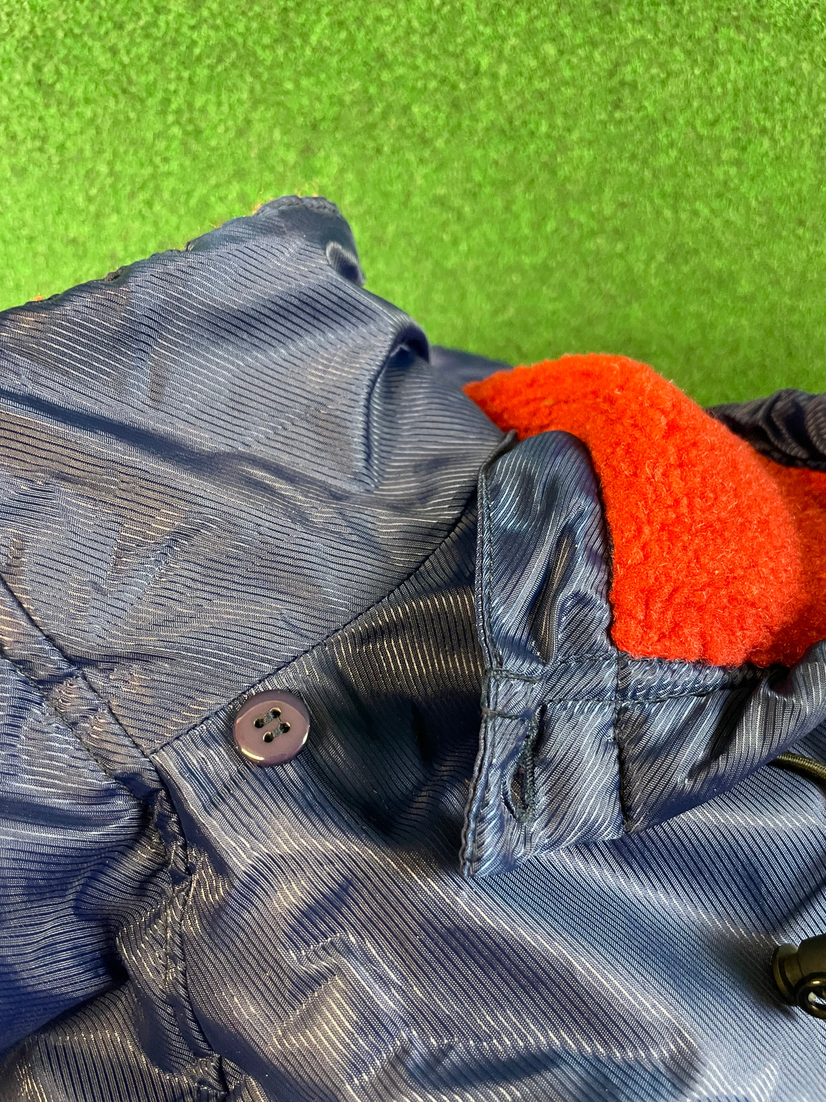 Zippo - Navy Blue & Red Insulated Bench Coat