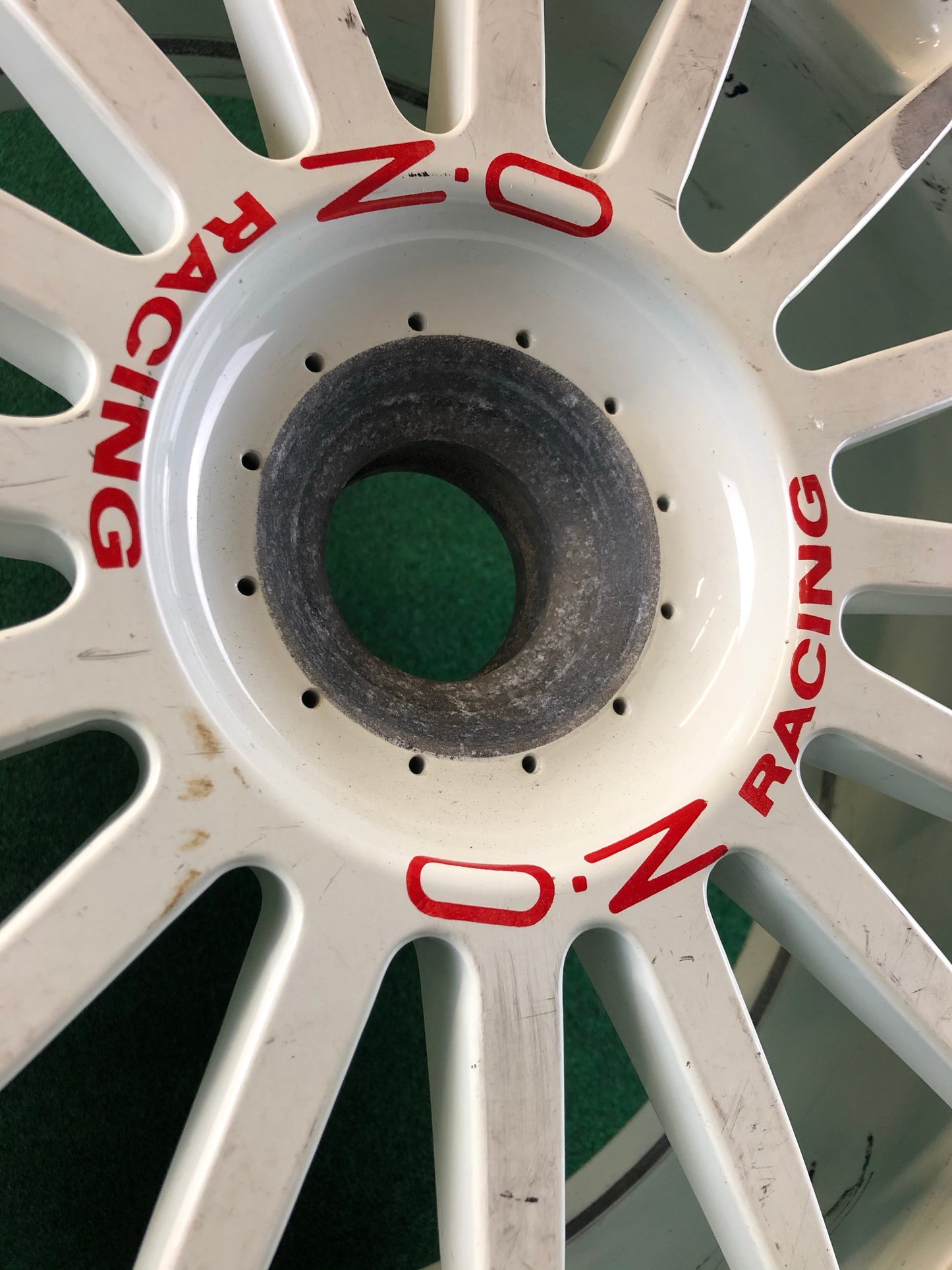 OZ Racing - JTCC Toyota Chaser/Corona Race Used Centerlock Wheel and Genuine OZ Racing Goods Set
