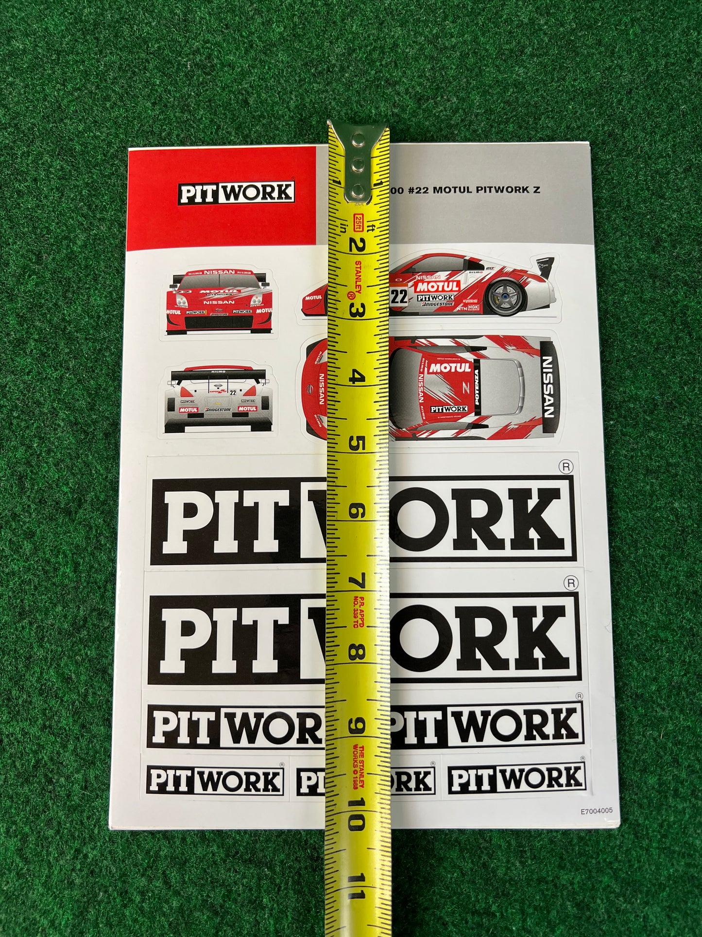 Nissan Fairlady Z JGTC Nismo Motul Pitwork Sticker Sheet Set