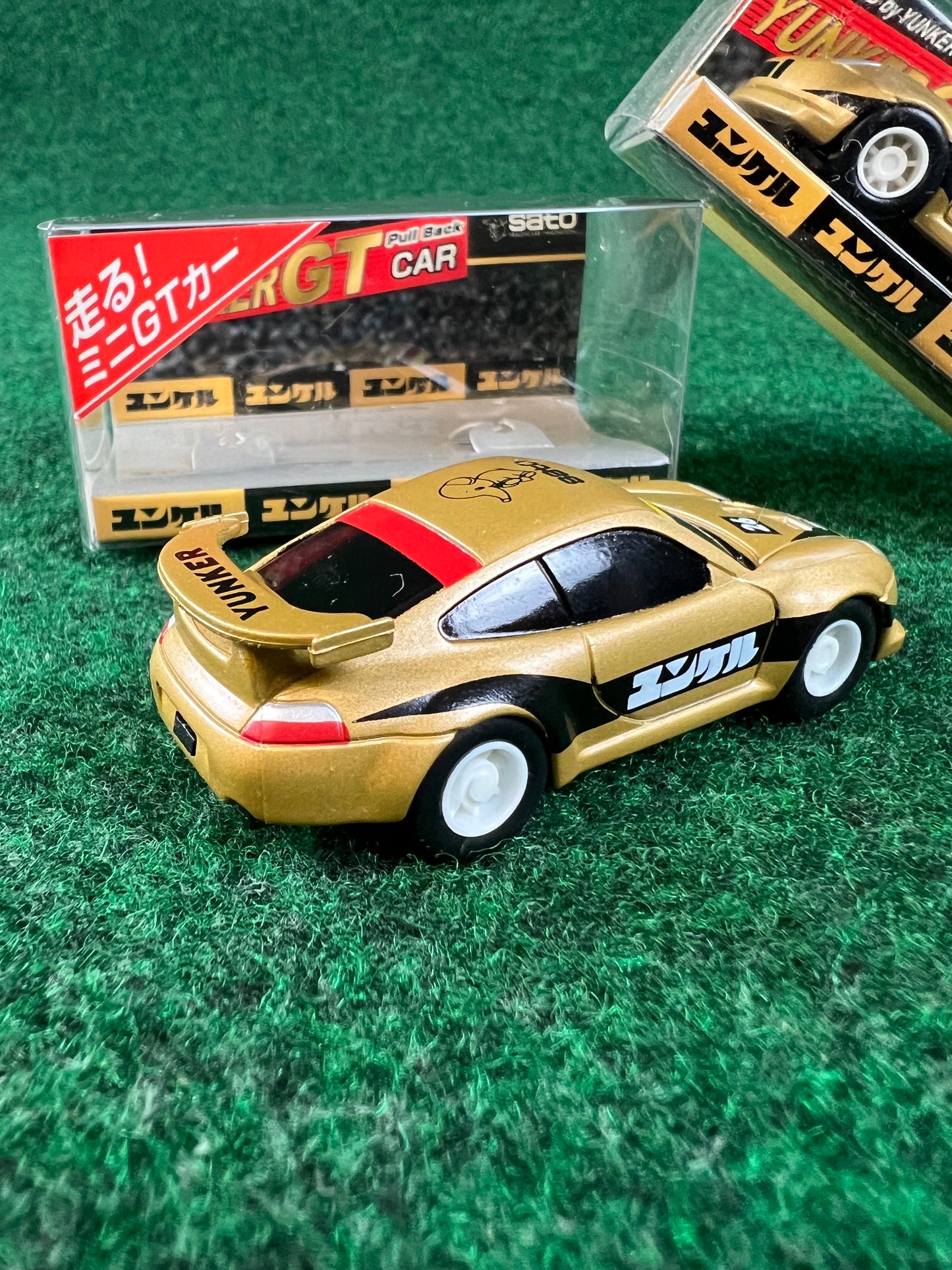 Yunker SATO Super GT Porsche 911 Carrera GT3 -R Mini Pullback Car - Set of 2