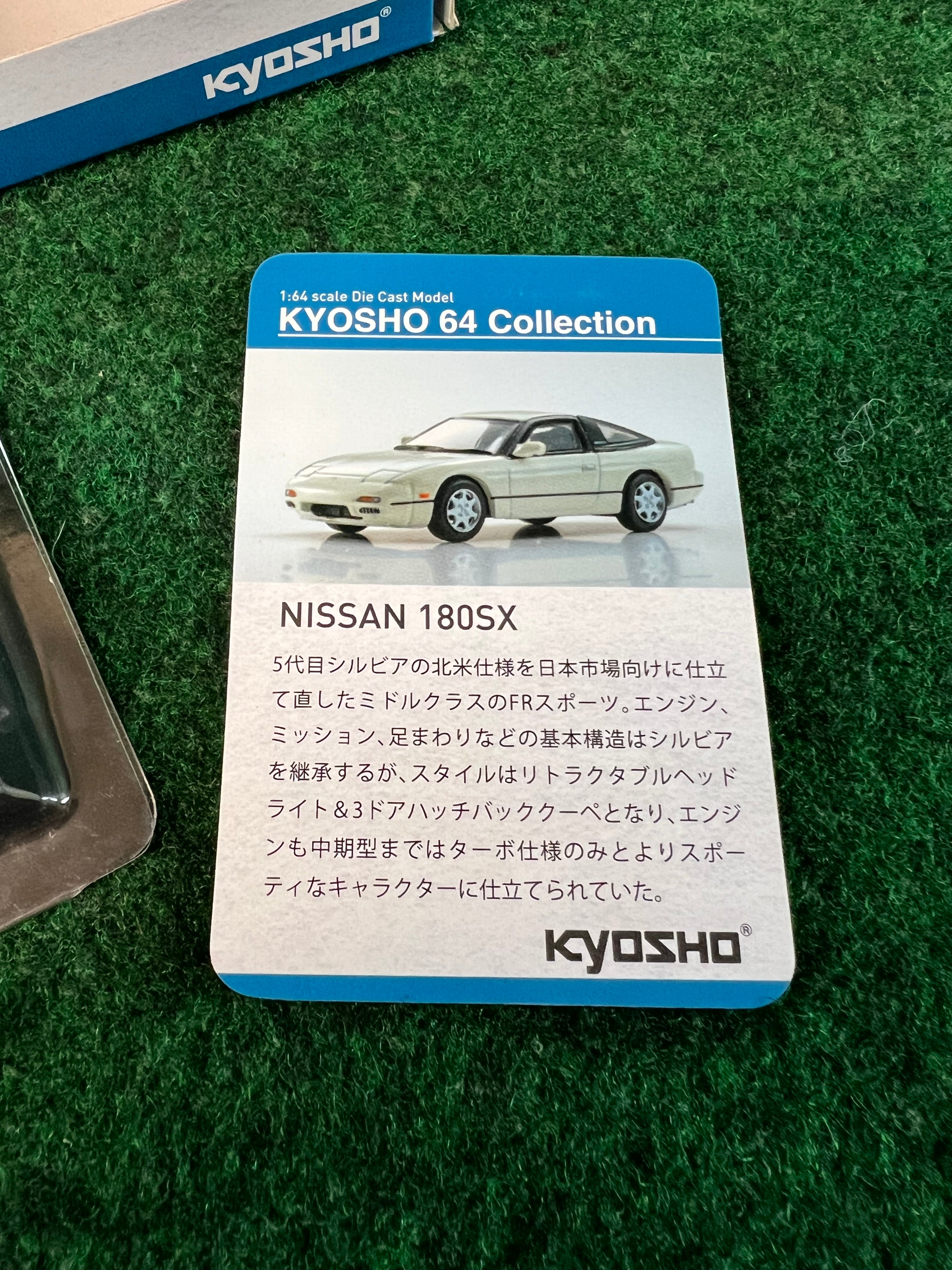 M*O様 京商　Auto Scale CollectionNISSAN 180S KYOSHO 64 Collection - Nissan 180sx (White) 1/64 Scale Diecast Car