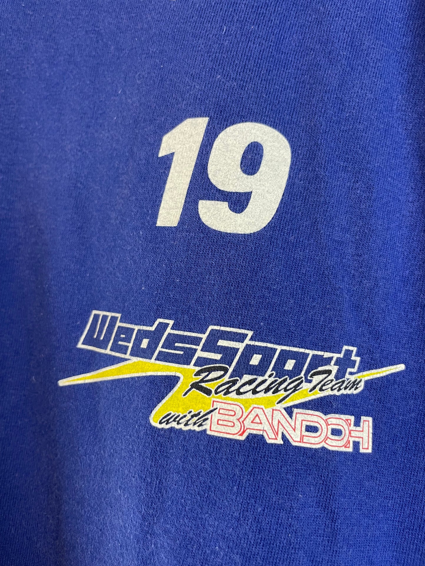 Wedssport Racing BANDOH - TRD, ADVAN, Nutec No. 19 Race Team T-Shirt