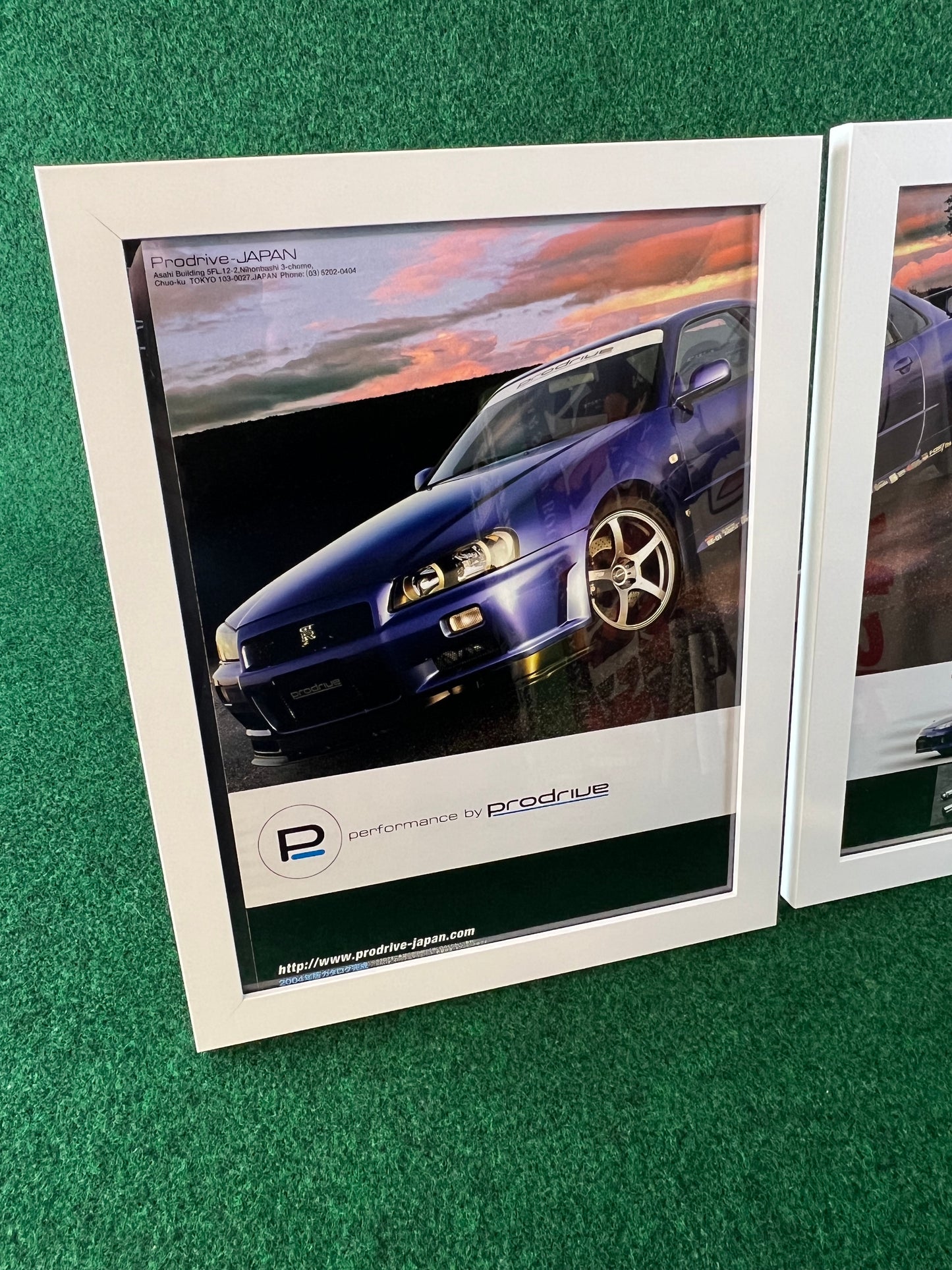 Prodrive - Wheels & Exhaust Framed Advertisement Picture Set