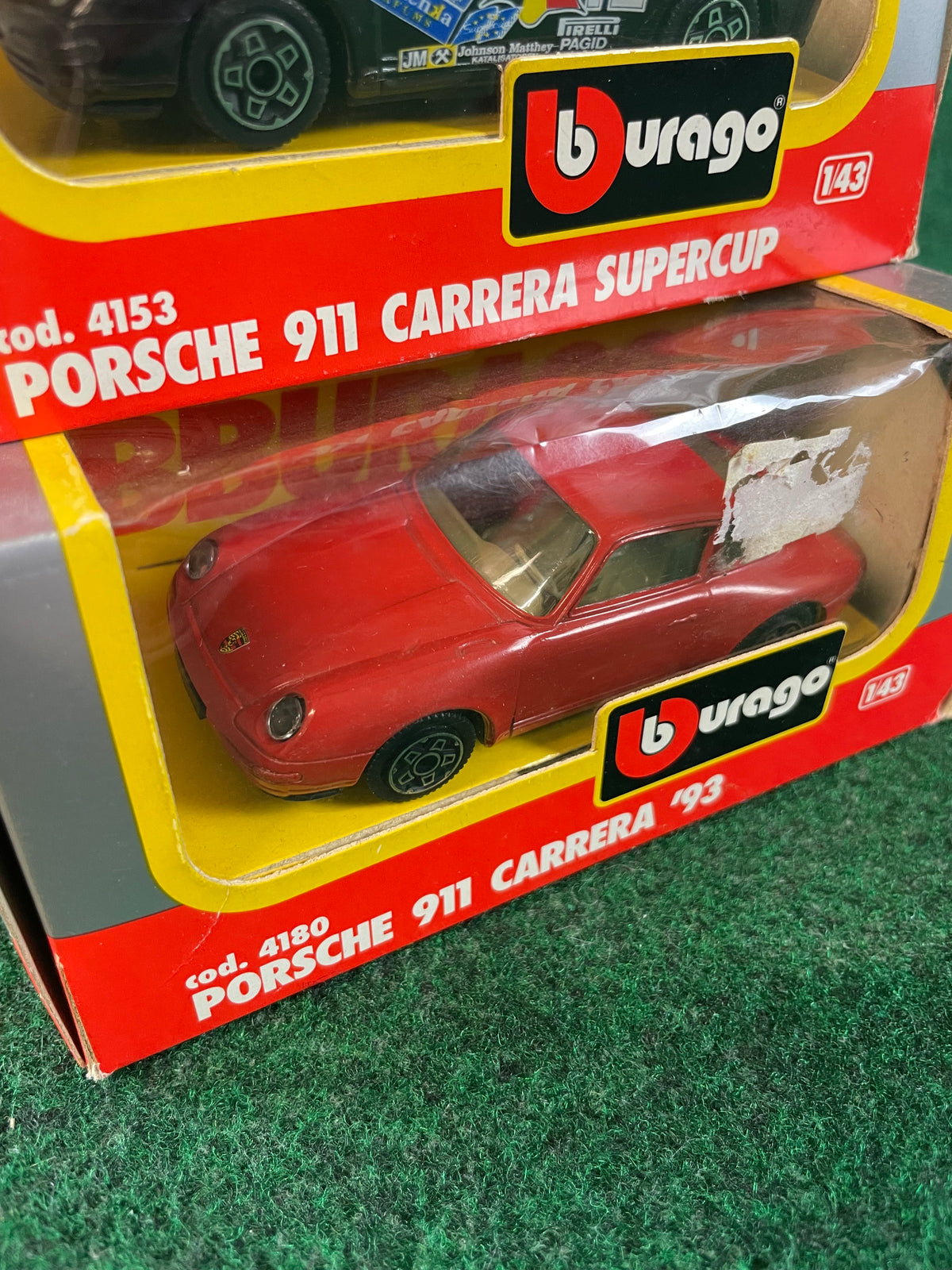 burago Porsche 911 Carrera 993 Toy Car Diecast Set