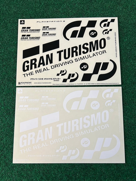 Gran Turismo - PLAYSTATION 3 - Original Sticker Sheet Set