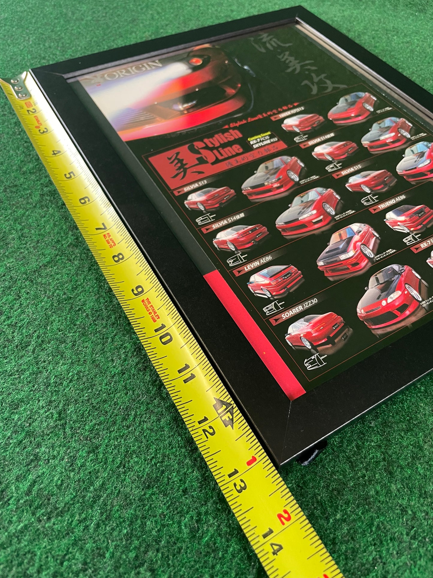 Origin Stylish Line Aero Lineup (Nissan, Toyota, Mazda) - Full Page Framed Advertisement