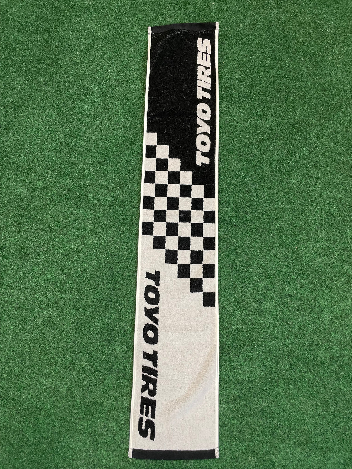 Toyo Tires - Black & White Checkered Promotional Towel