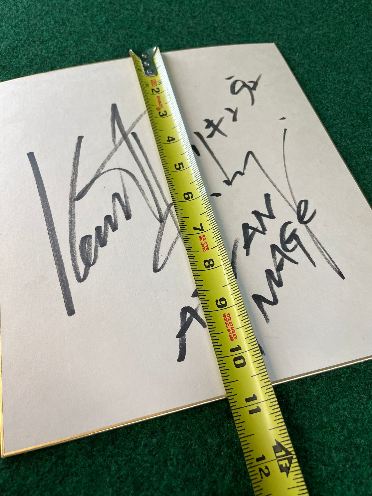 Keiichi Tsuchiya - “Advan Image” Autographed Board