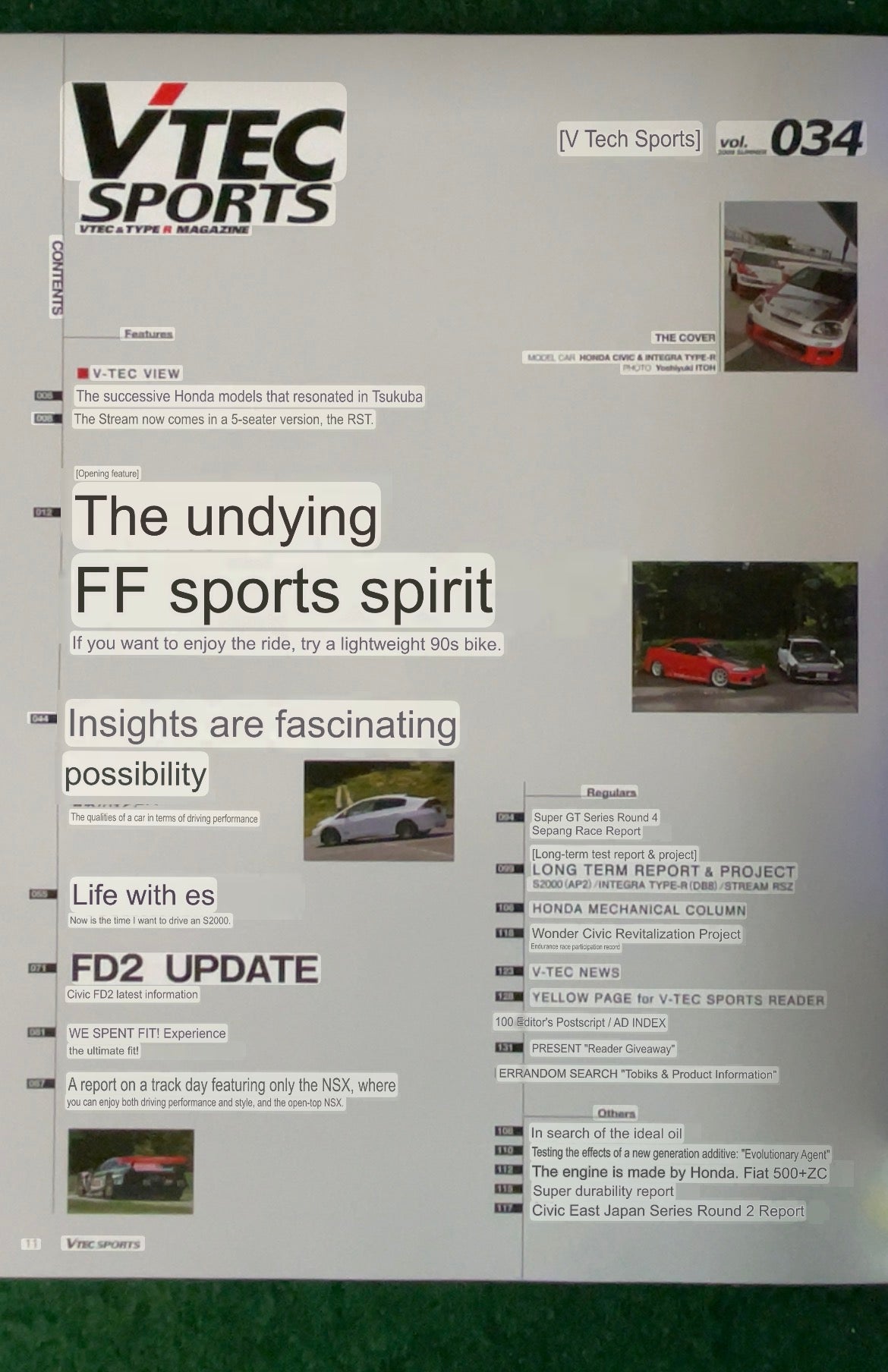 VTEC SPORTS Magazine - Vol. 034