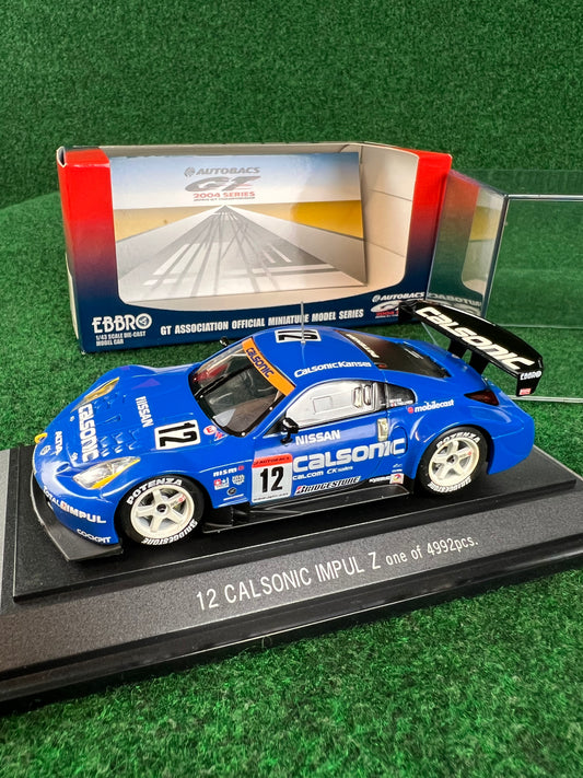EBBRO JGTC 2004 Calsonic IMPUL Nissan Fairlady Z 1/43 Scale Diecast