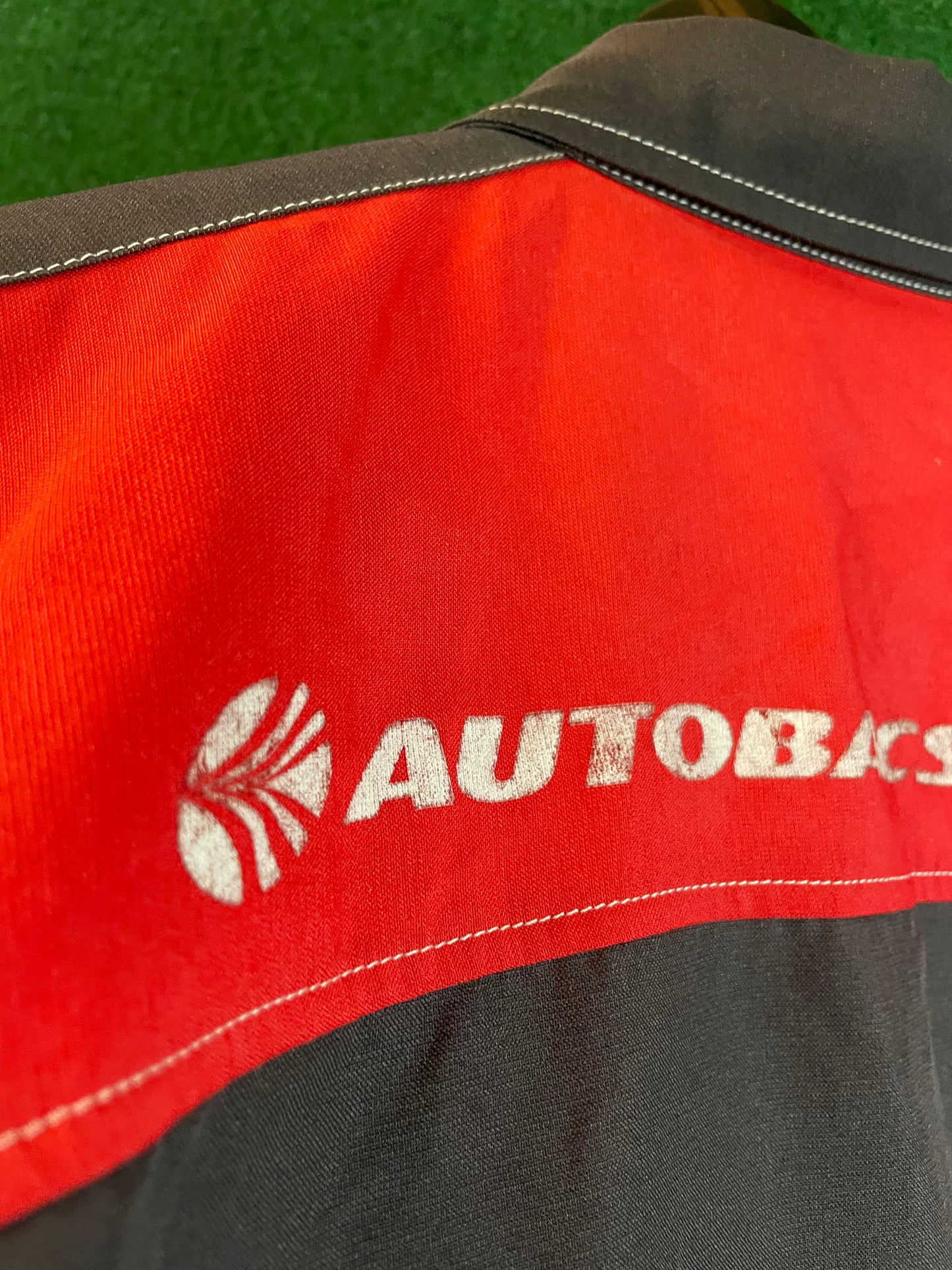 Super Autobacs - Employee Button Down Short Sleeved Shirt