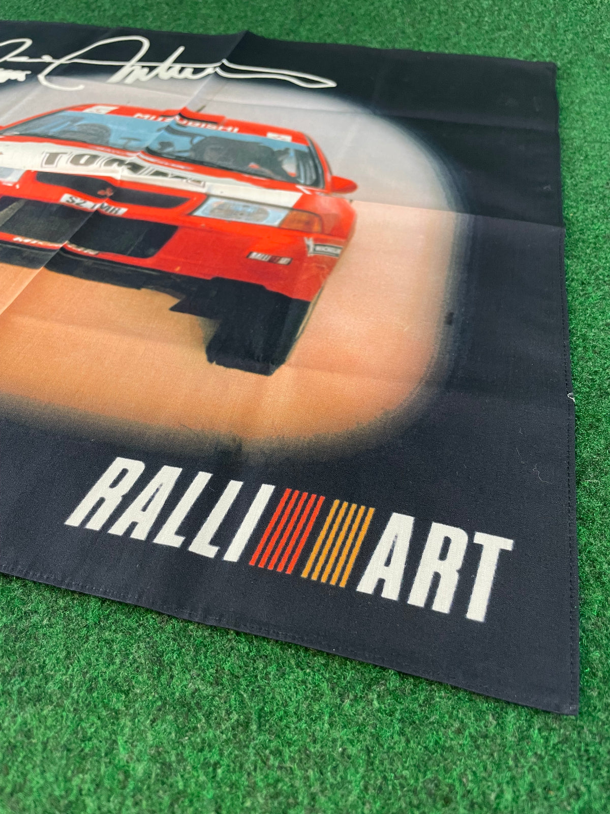 RALLIART - Tommy Makinen WRC Mitsubishi Lancer Evolution Handkerchief Towel