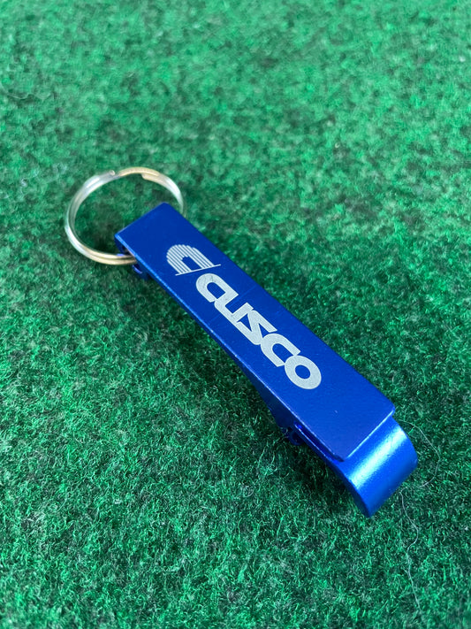 CUSCO - Blue Anodized Aluminum Bottle Opener Keychain