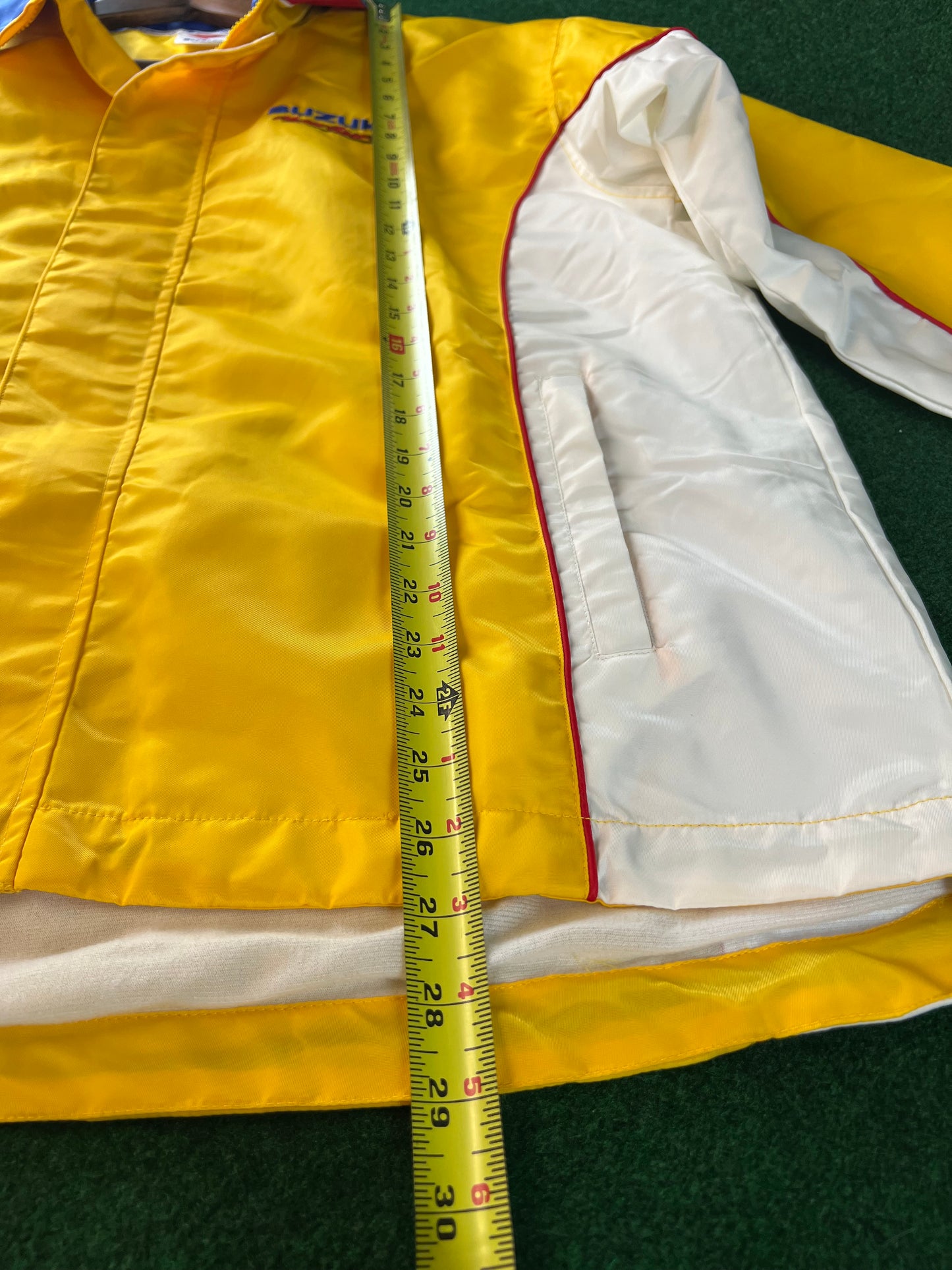 Suzuki Motorsports Racing Yellow Jacket