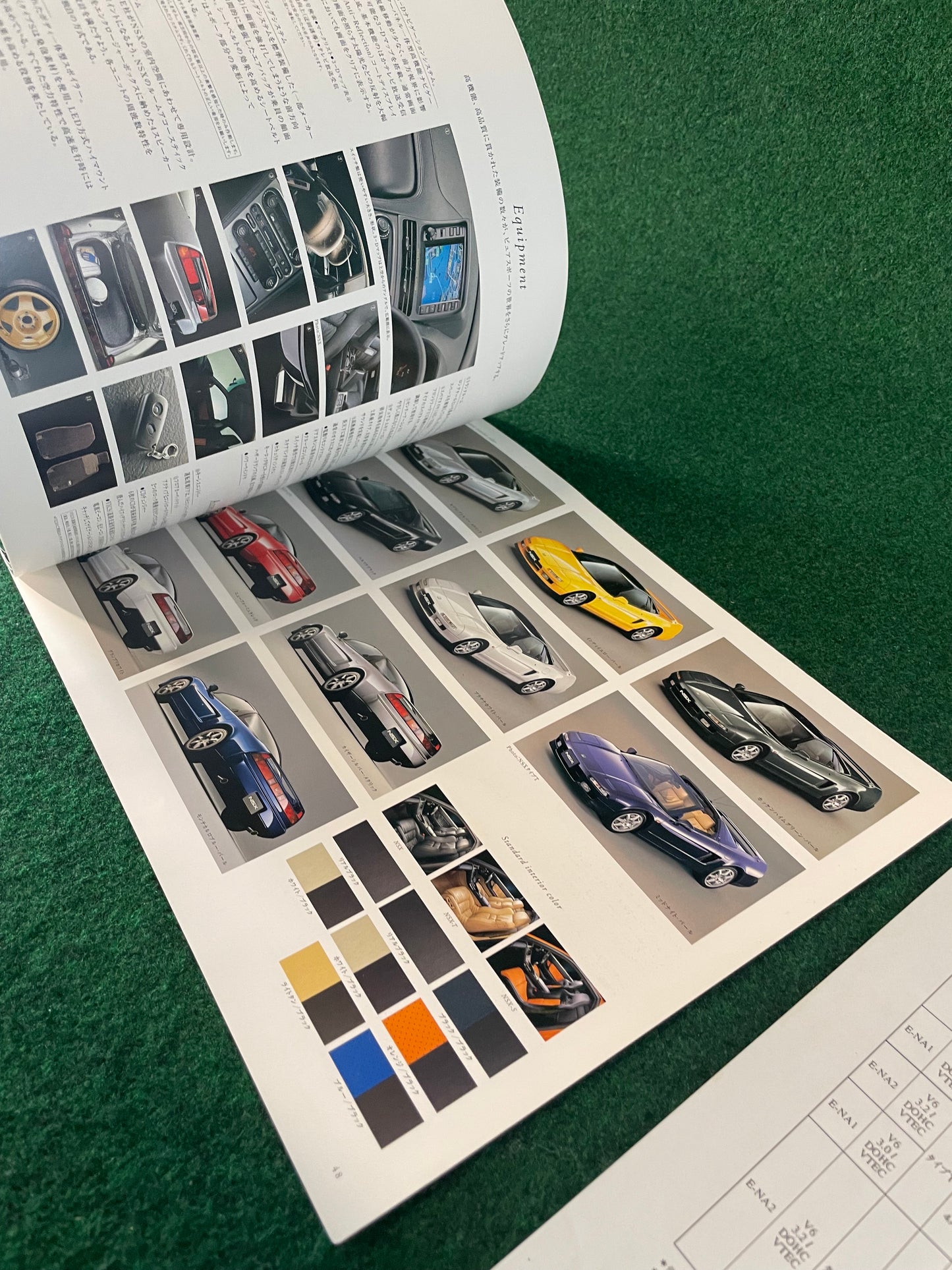 Honda NSX - Japanese Dealership New Vehicle Brochure (January 1999)