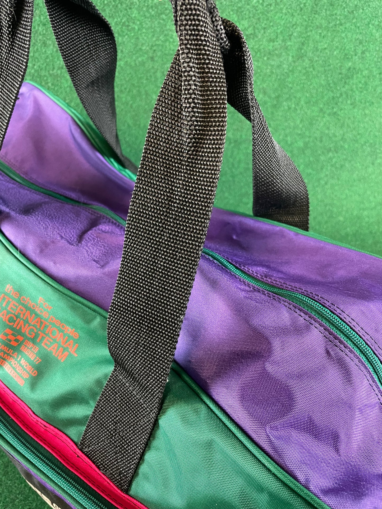 SUPER RACING 77 - Grand Prix Constructor’s History Vintage Duffle Bag