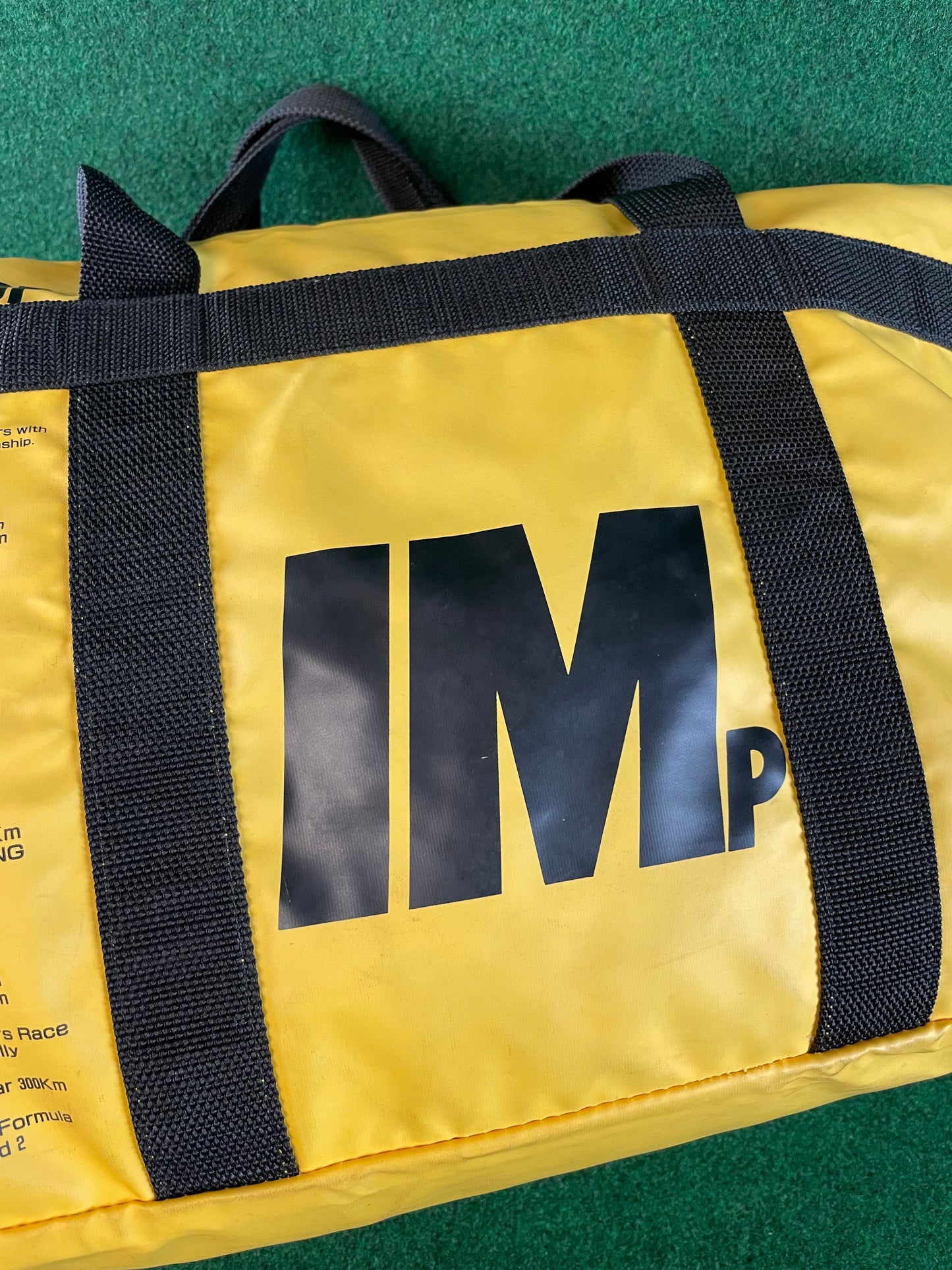 DUNLOP - Vintage Yellow Duffel Travel Bag