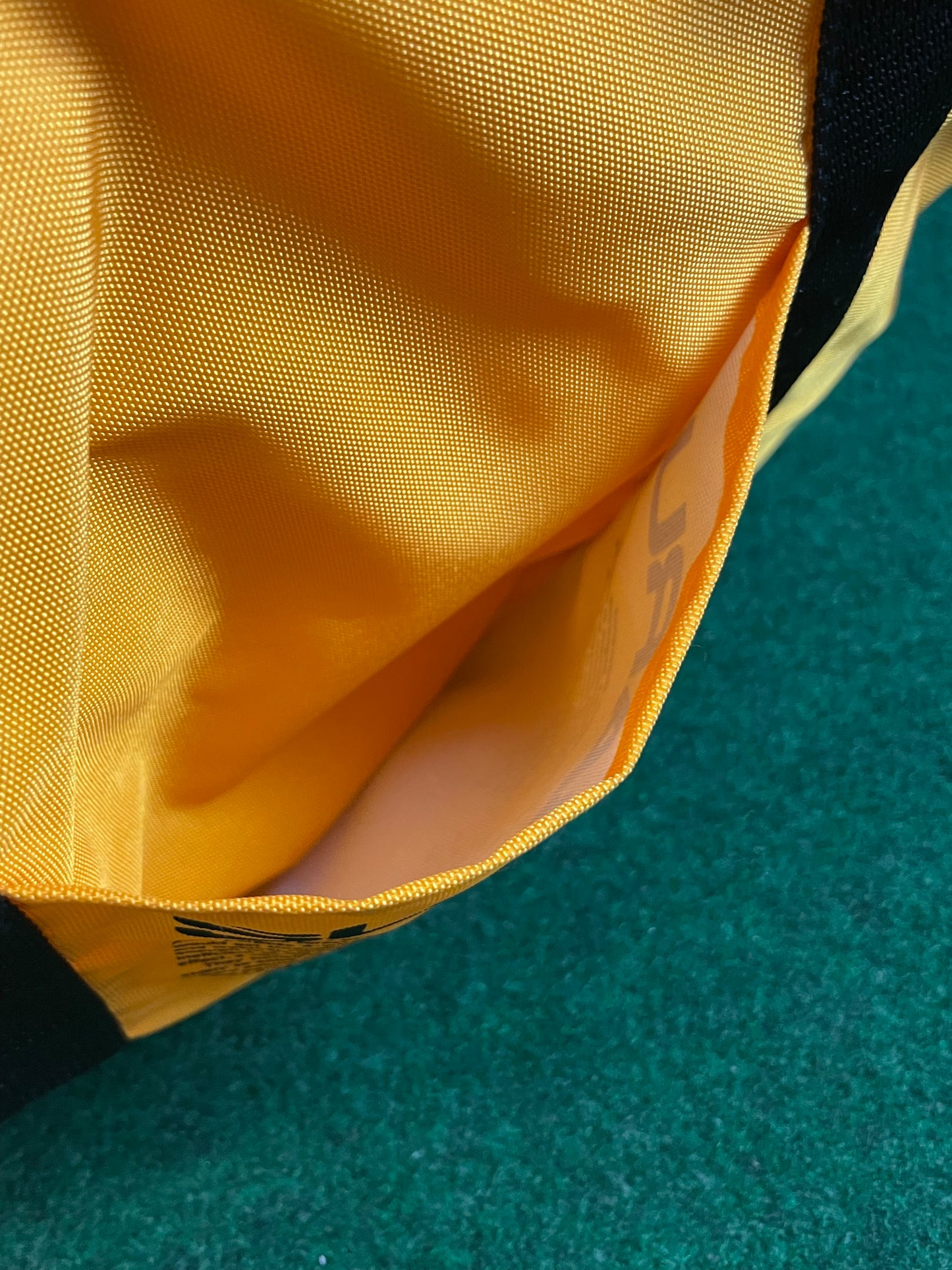 SUBARU - Vintage Original Fuji Gunma Seikyo Japanese Dealership Yellow Duffle Travel Bag