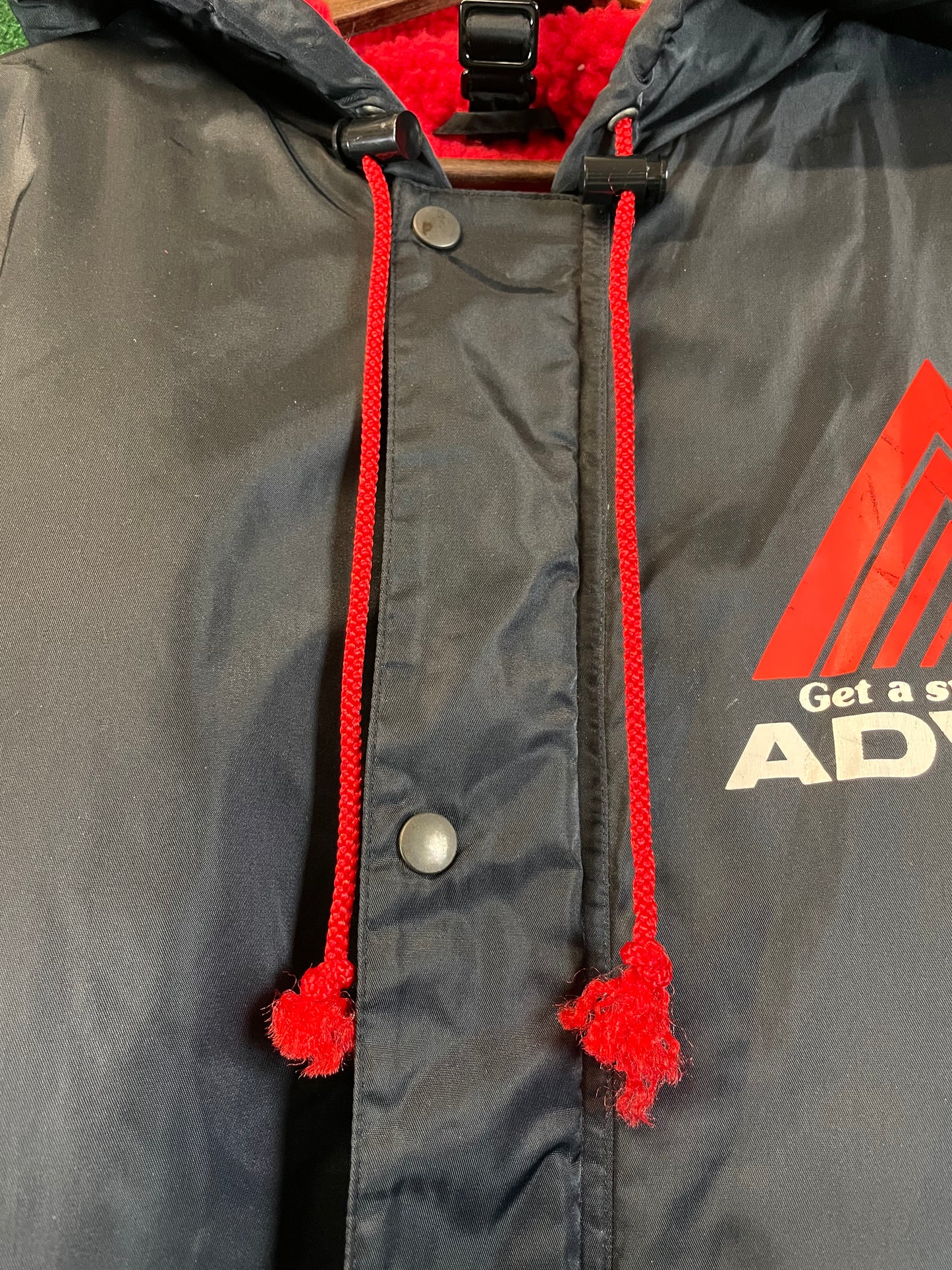 ADVAN - Get a Step Ahead Vintage Black Insulated Bench Coat