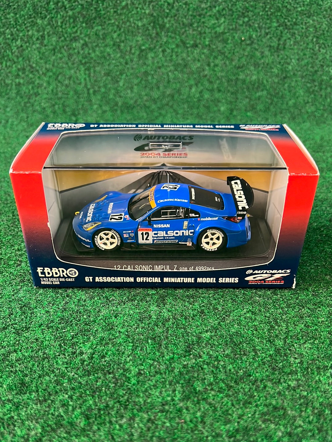EBBRO JGTC 2004 Calsonic IMPUL Nissan Fairlady Z 1/43 Scale 
