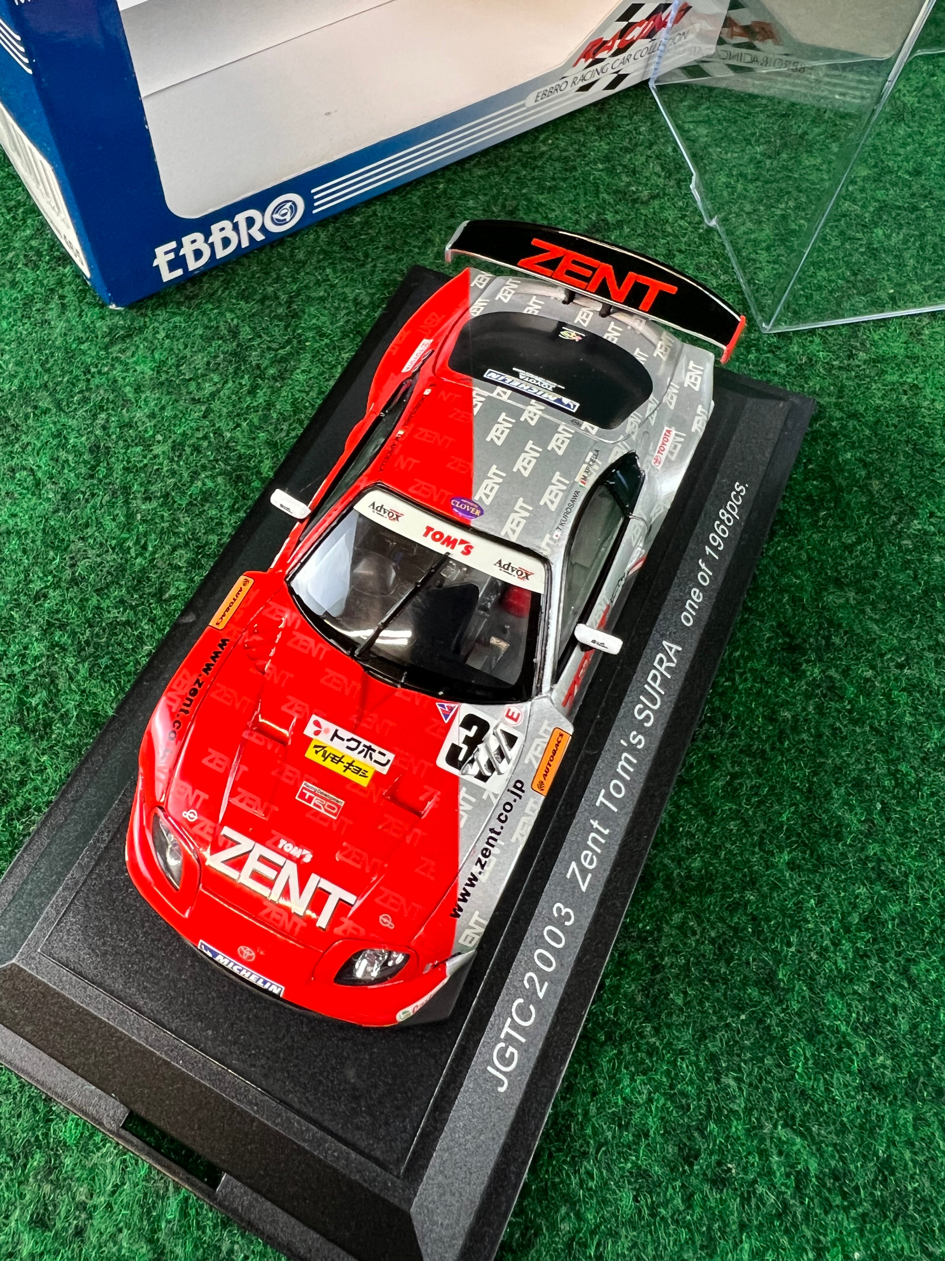 Amazon | EBBRO 1/43 JGTC 2003 ミニカー Supra Test Car エブロ