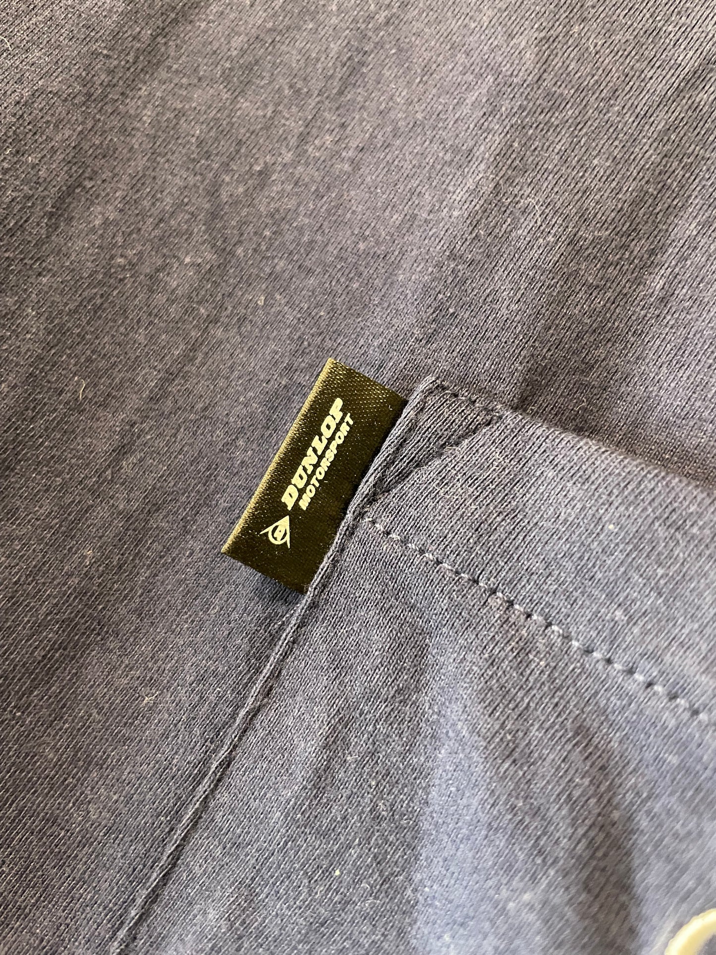 DUNLOP Motorsport - Navy Blue Pocket T-Shirt