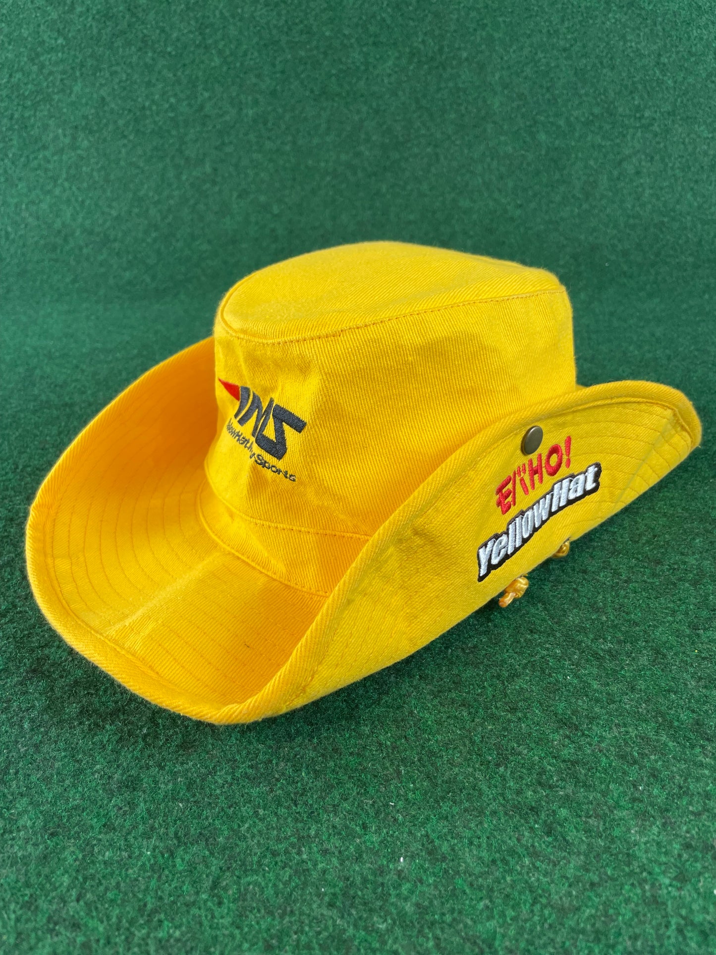 YMS SuperGT Yellow Hat & Hasemi Motor Sport Drawstring Bucket Hat
