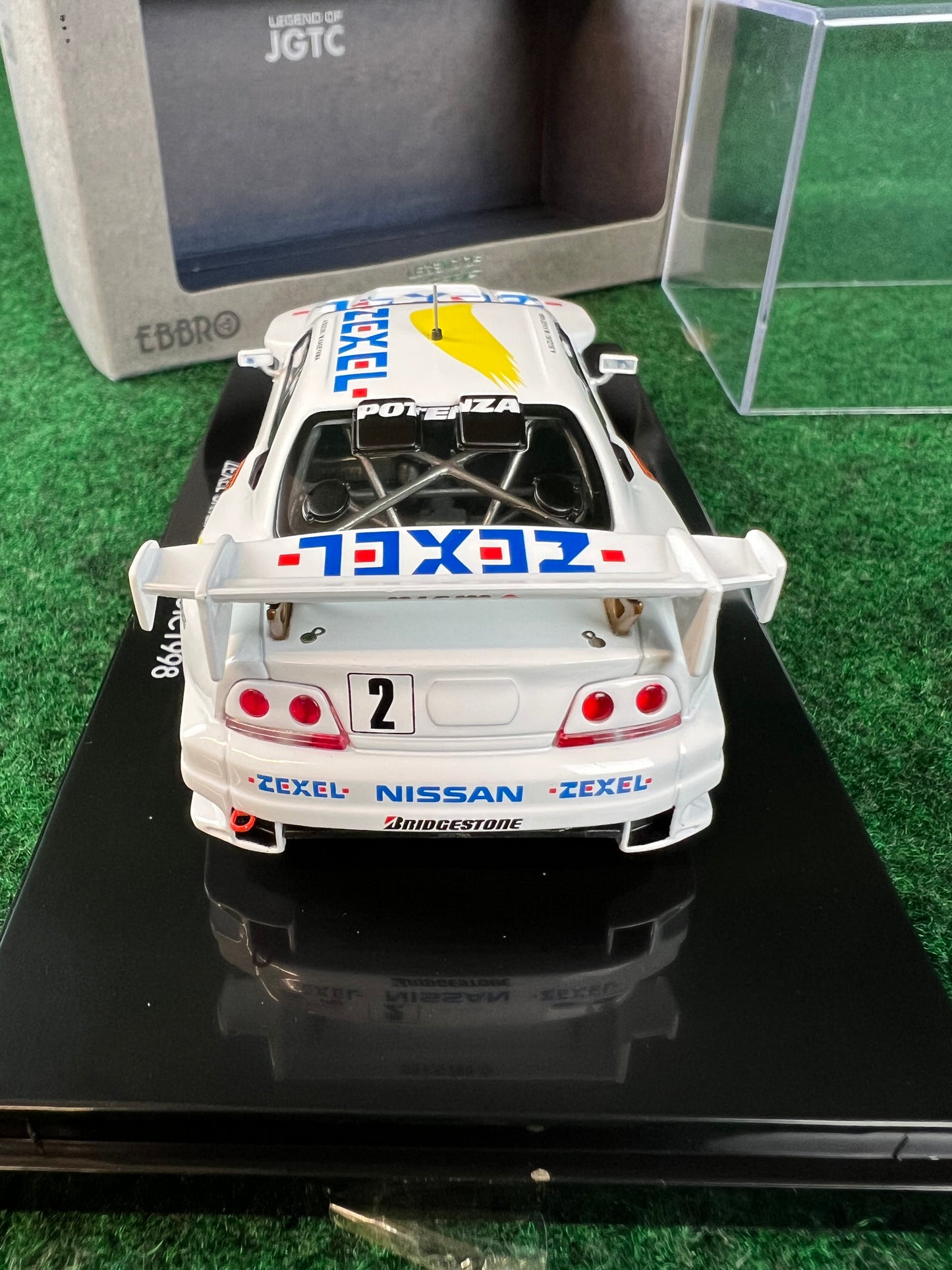 EBBRO Legend of JGTC - 1998 ZEXEL Nissan Skyline R33 GTR 1/43 Scale Diecast