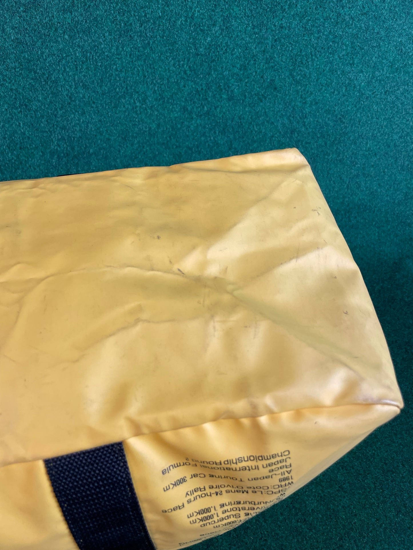 DUNLOP - Vintage Yellow Duffel Travel Bag