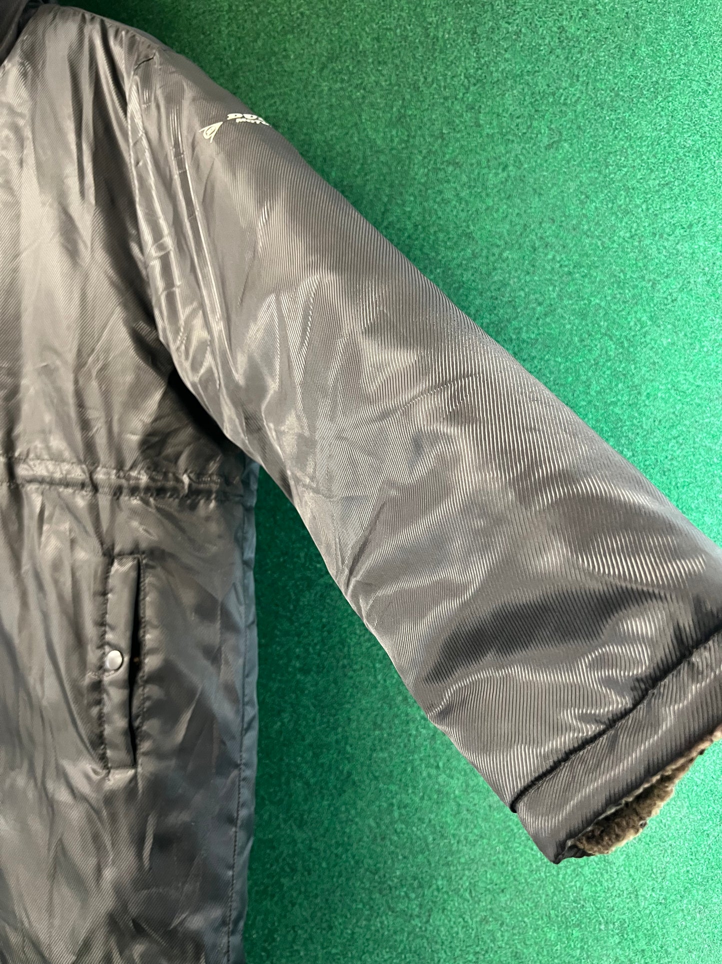 DUNLOP Motorsport - Insulated Fleece Lined Dark Grey Bench Coat