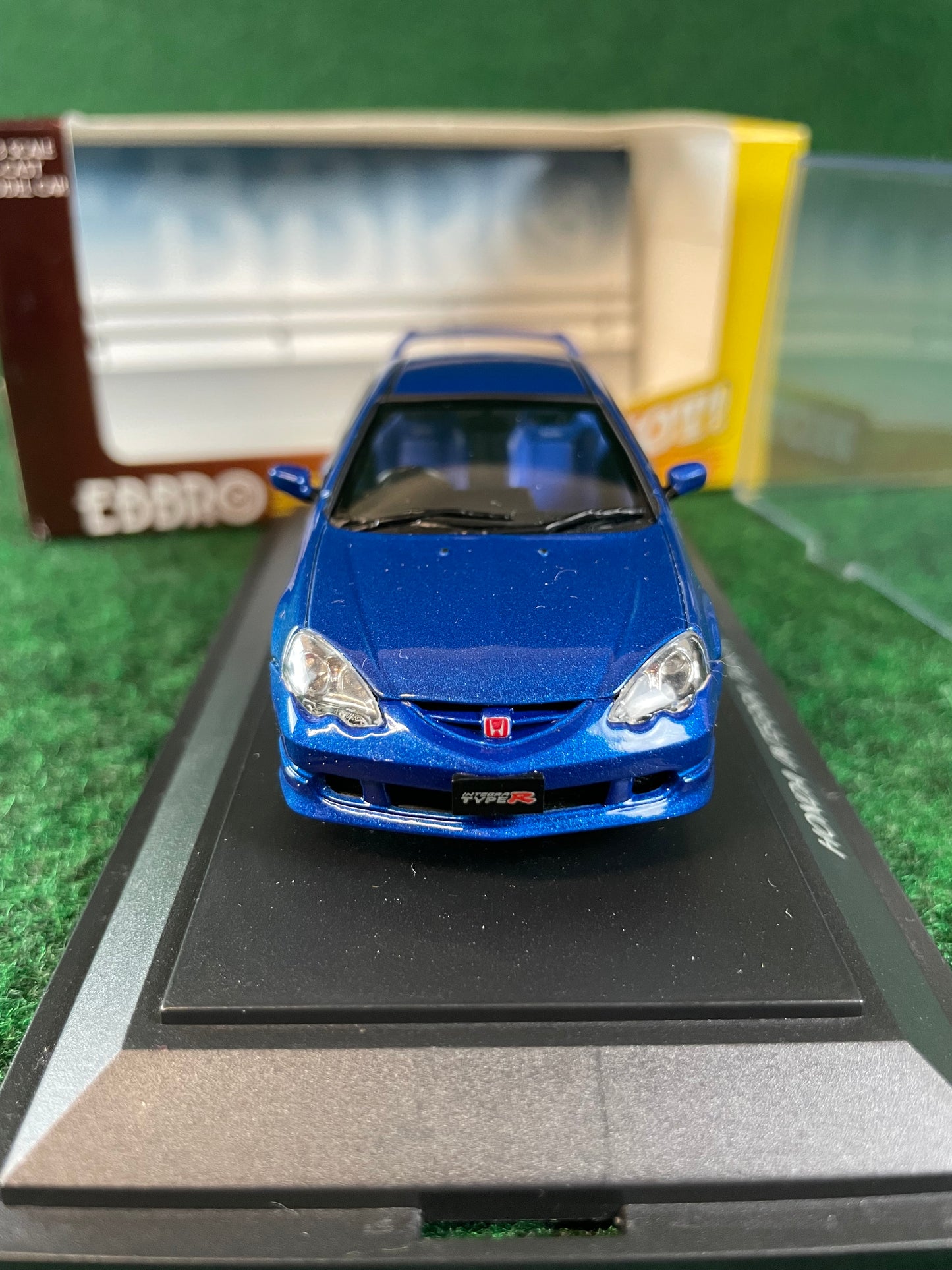 EBBRO HOT! MUGEN 2001 Honda Integra Type R DC5 (Blue) 1/43 Scale Diecast