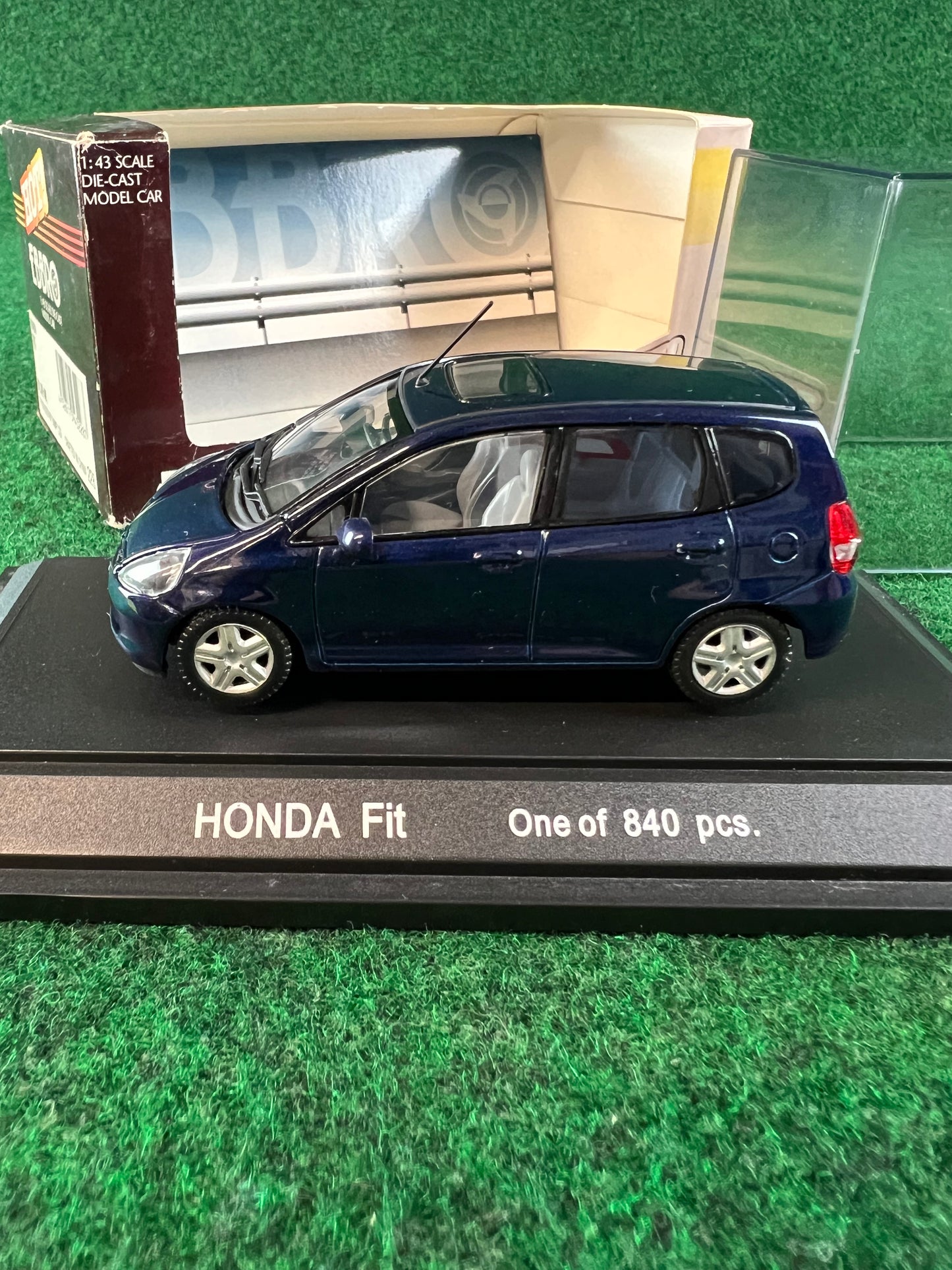 EBBRO HOT - Honda Fit - Dark Blue 1 of 840 1/43 Scale Diecast