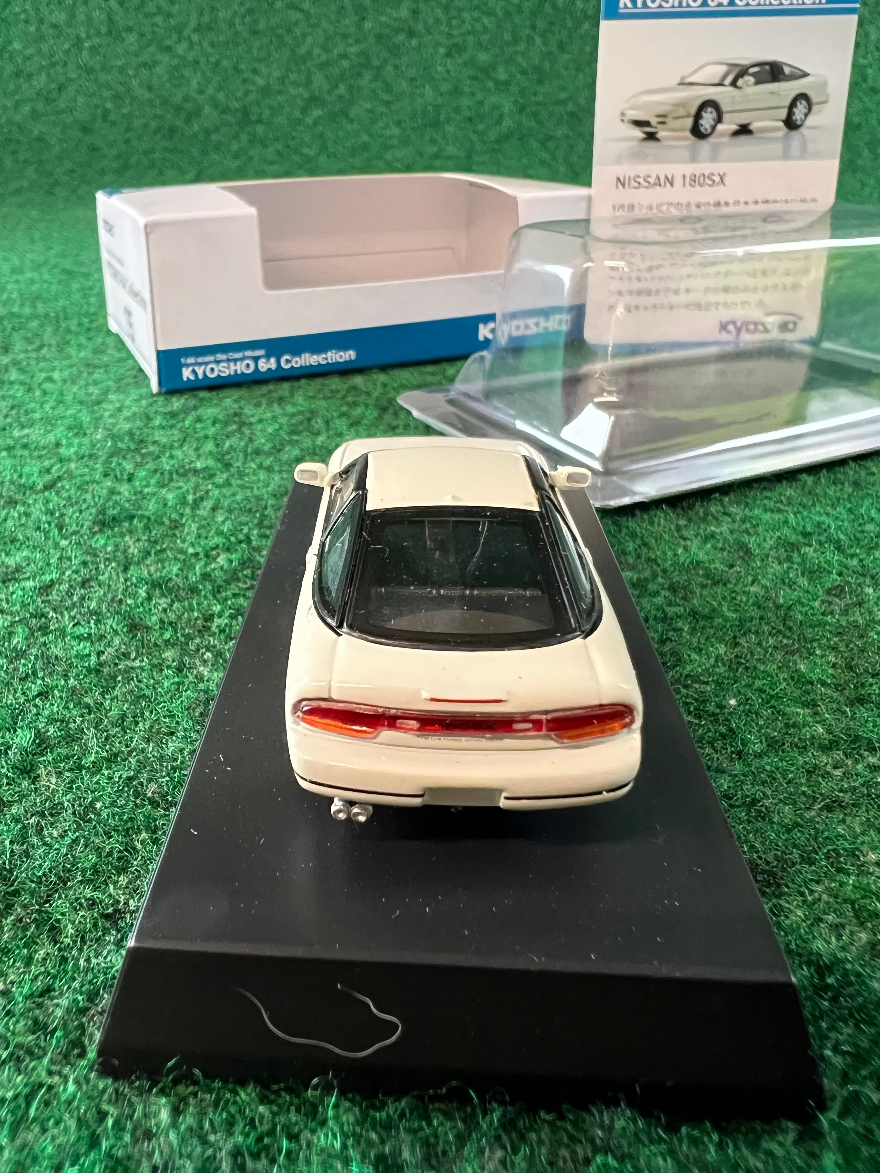 KYOSHO 64 Collection - Nissan 180sx (White) 1/64 Scale Diecast Car