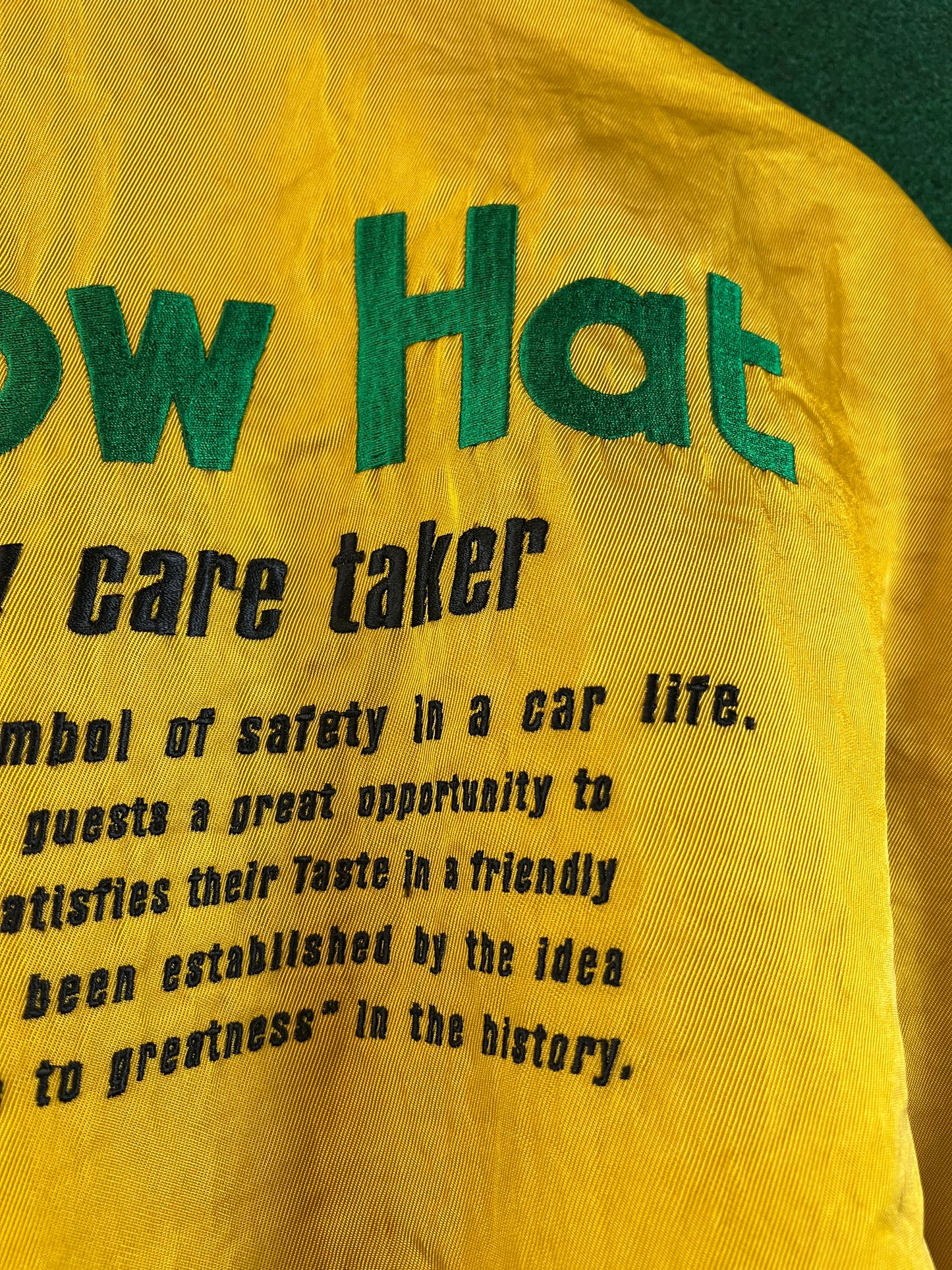 Yellow Hat Service Center Vintage Workwear Jacket