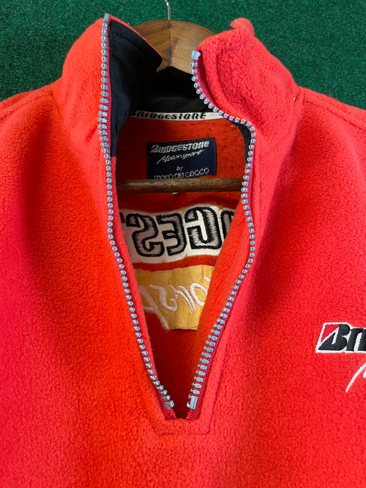 BRIDGESTONE Motorsport - Red Fleece Pullover Jacket