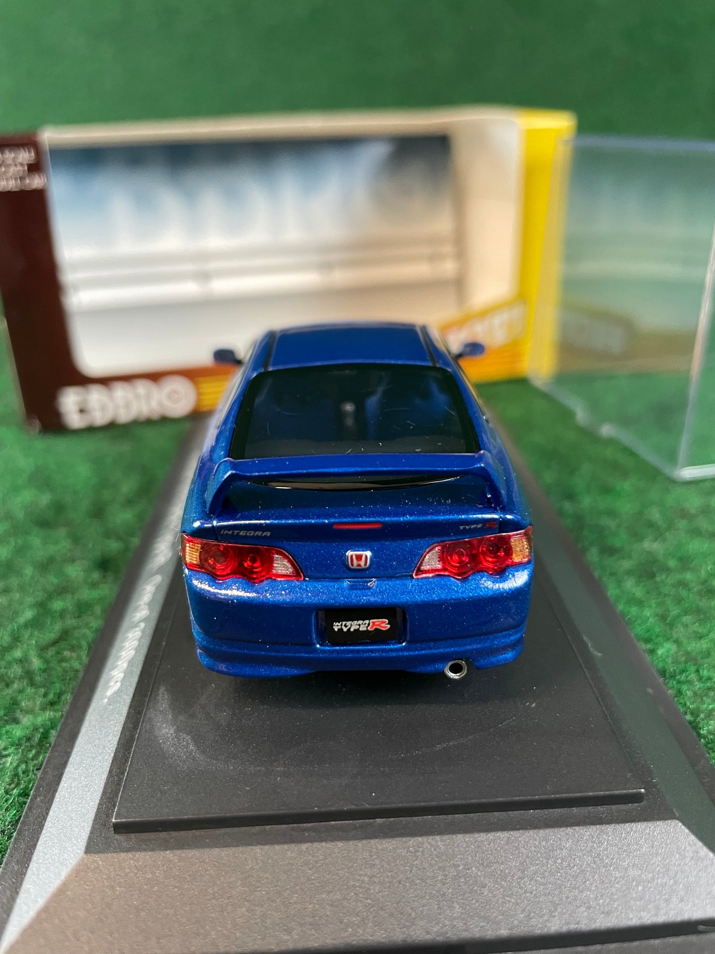 EBBRO HOT! MUGEN 2001 Honda Integra Type R DC5 (Blue) 1/43 Scale Diecast