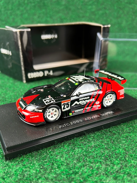 EBBRO P-4 ADVAN JGTC 2003 Toyota Supra #25 1/43 Scale Diecast