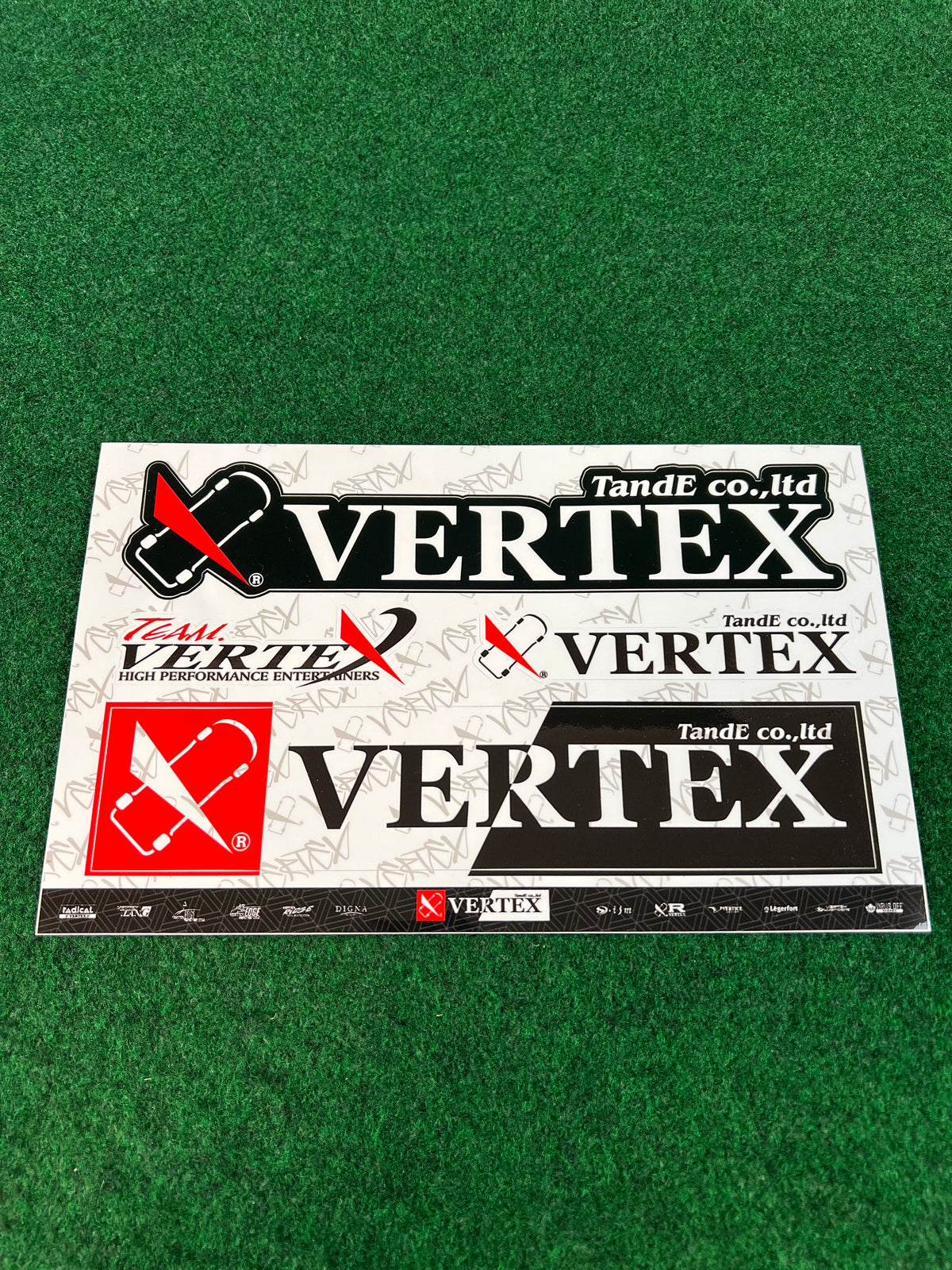 VERTEX T and E Co. Ltd - Promotional Sticker Sheet