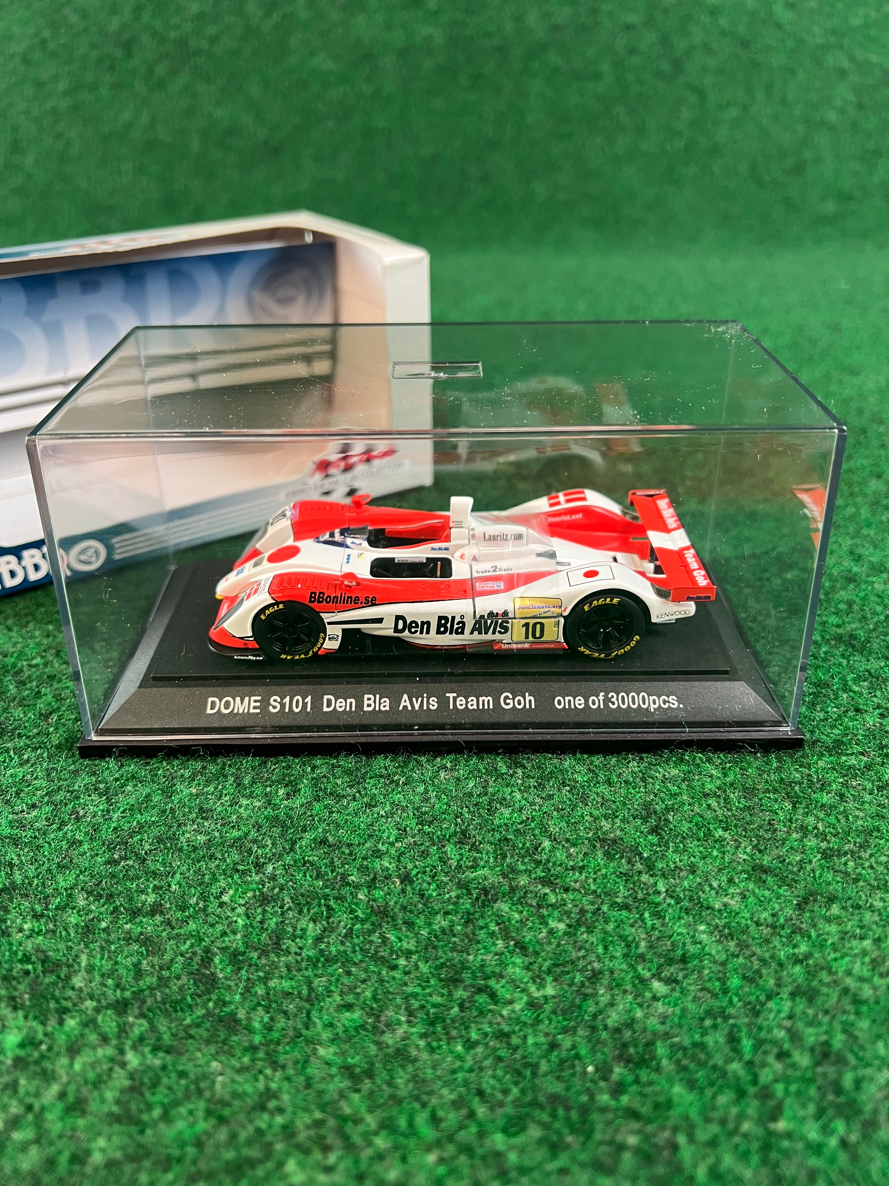 定番 Team LeMans 2001 EBBRO Den 1/43 S101 DOME Goh Team Avis Bla ミニカー