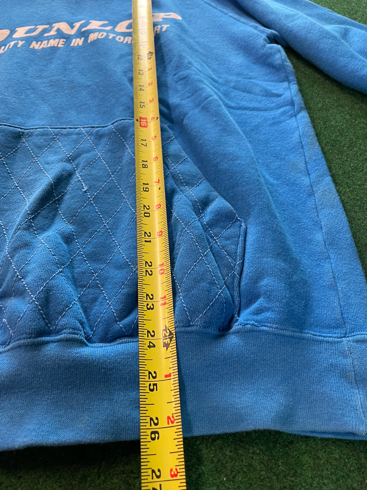 DUNLOP Motorsport - Vintage Blue Front Pocket Sweatshirt