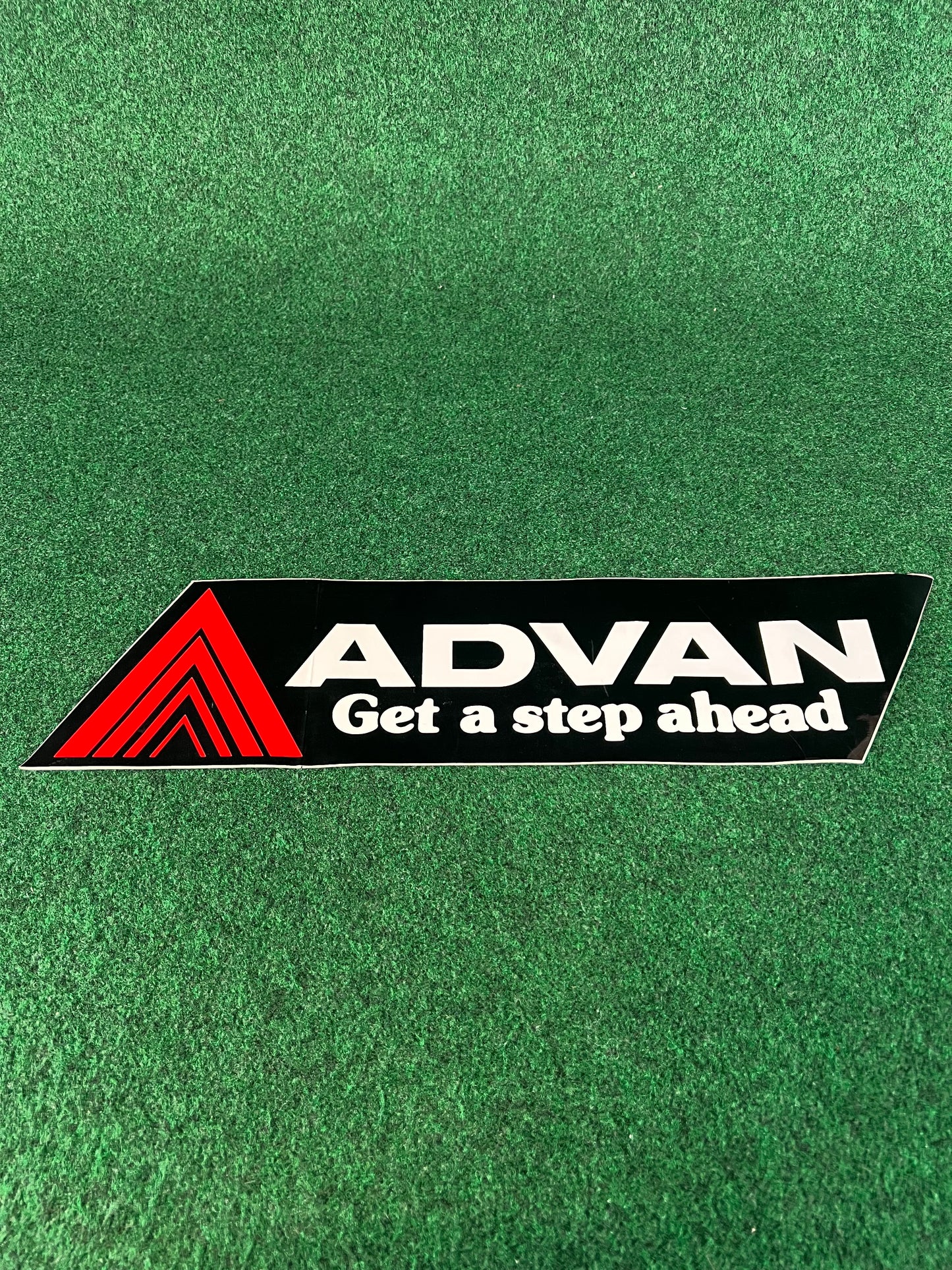 ADVAN Tires “Get a step ahead”Old Logo - Vintage Large Sticker