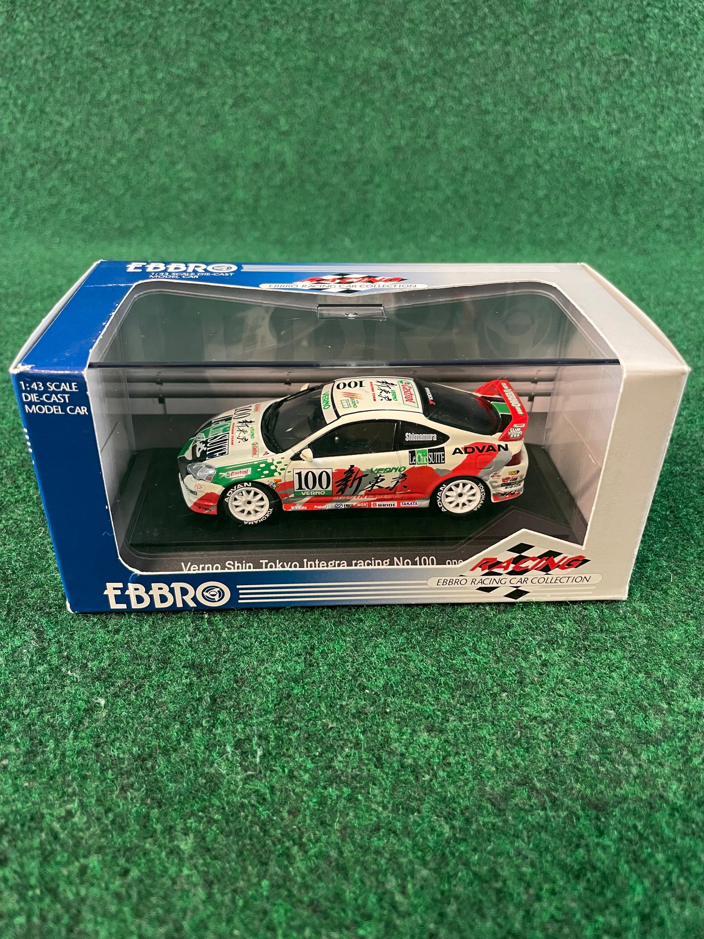 EBBRO Racing Car Collection - Verno Shin Tokyo Honda Integra Type R DC5 1/43 Scale Diecast