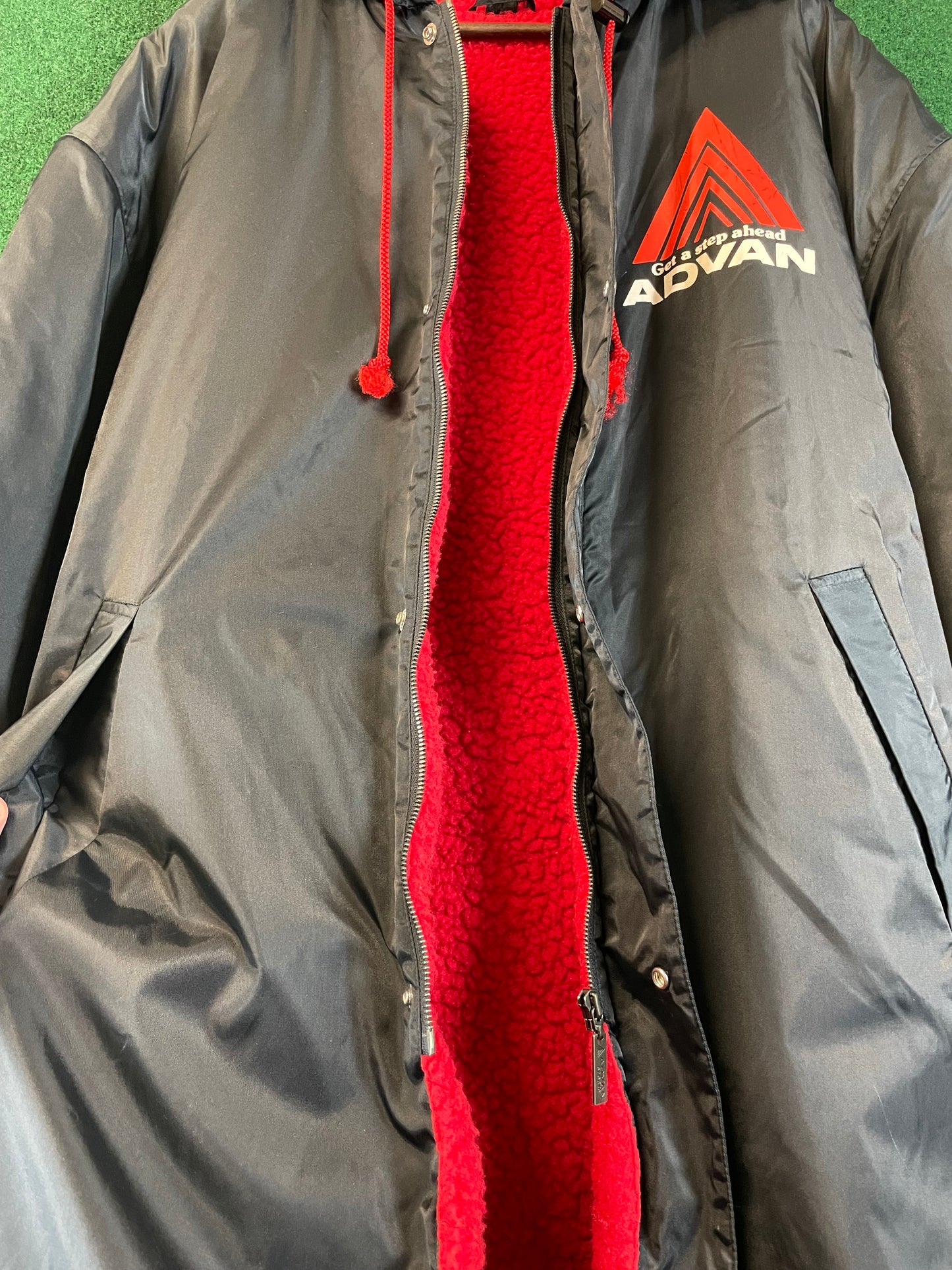 ADVAN - Get a Step Ahead Vintage Black Insulated Bench Coat