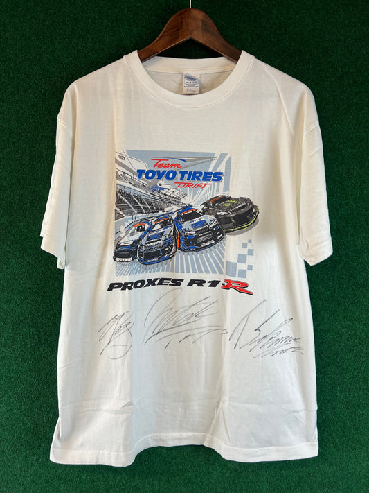 TOYO TIRES DRIFT Autographed T-Shirt