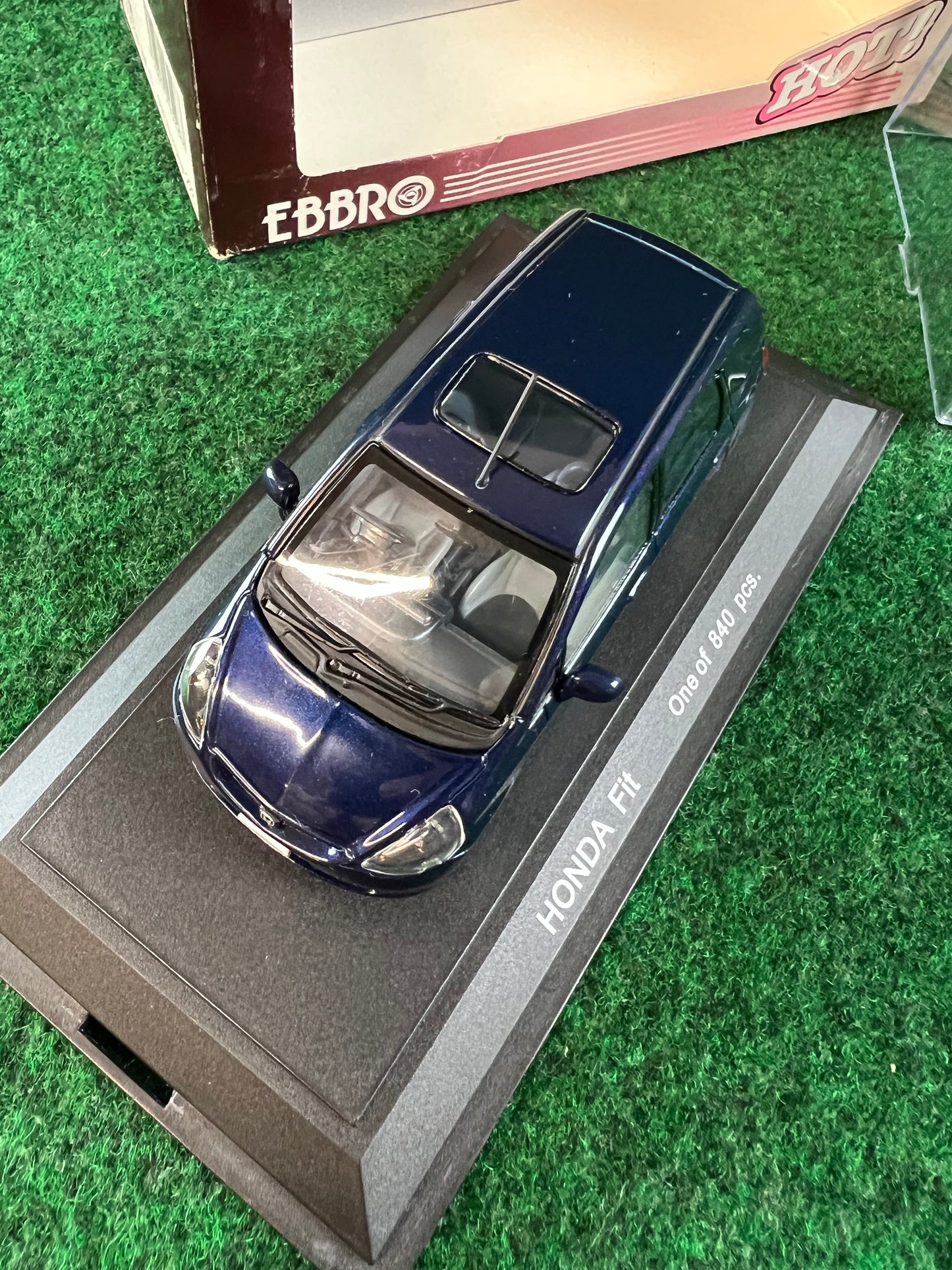 EBBRO HOT - Honda Fit - Dark Blue 1 of 840 1/43 Scale Diecast