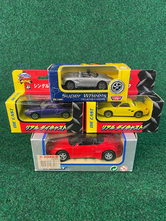 Porsche Boxster - Toy Car Diecast Set