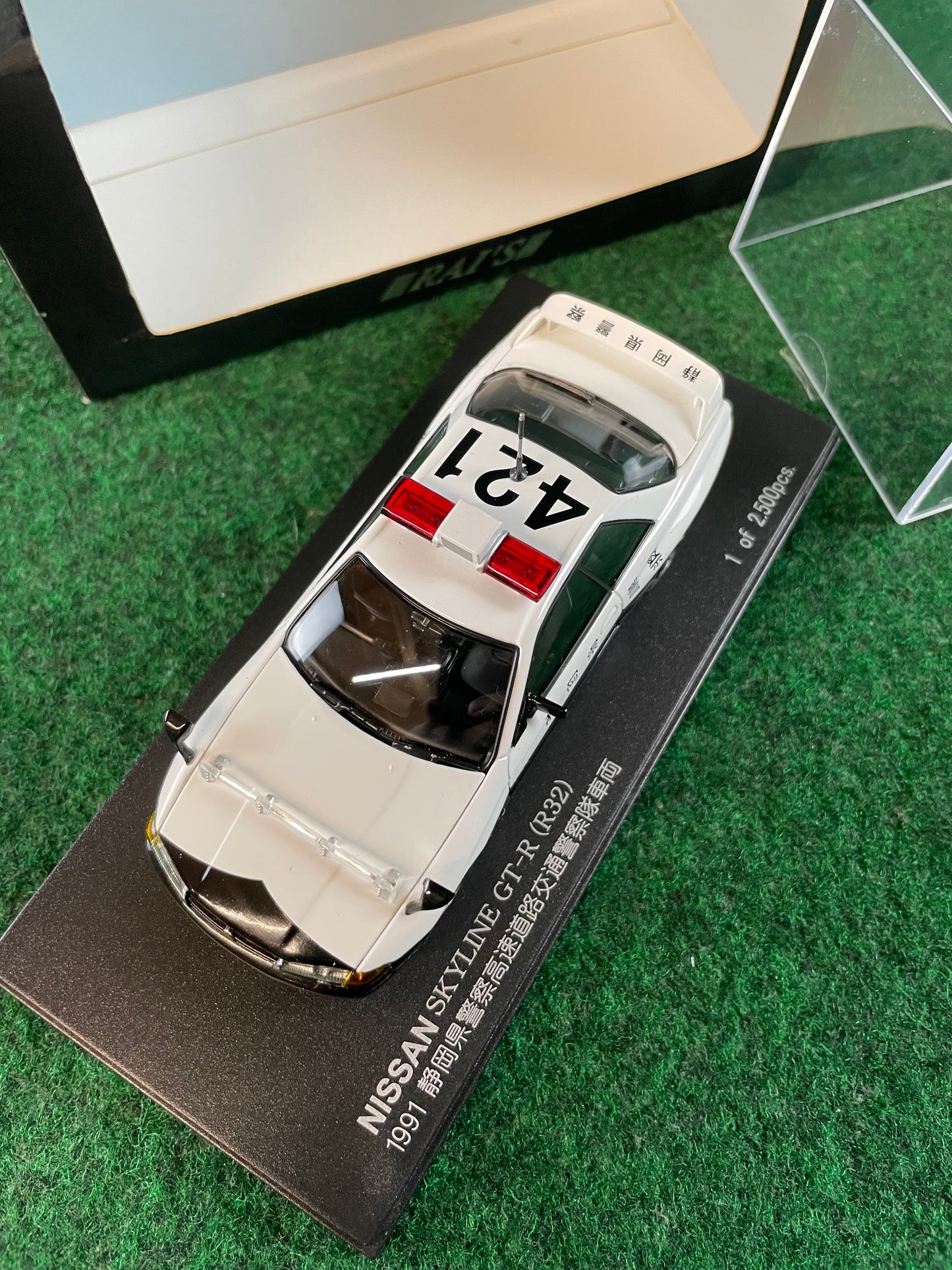 Rai’s - Nissan Skyline R32 GT-R Shizuoka Police Car 1/43 Scale Diecast